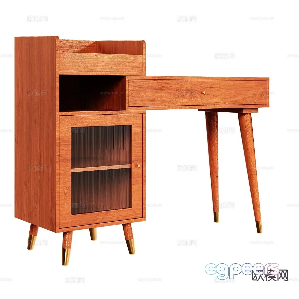 Nordic desk writing desk 3d model