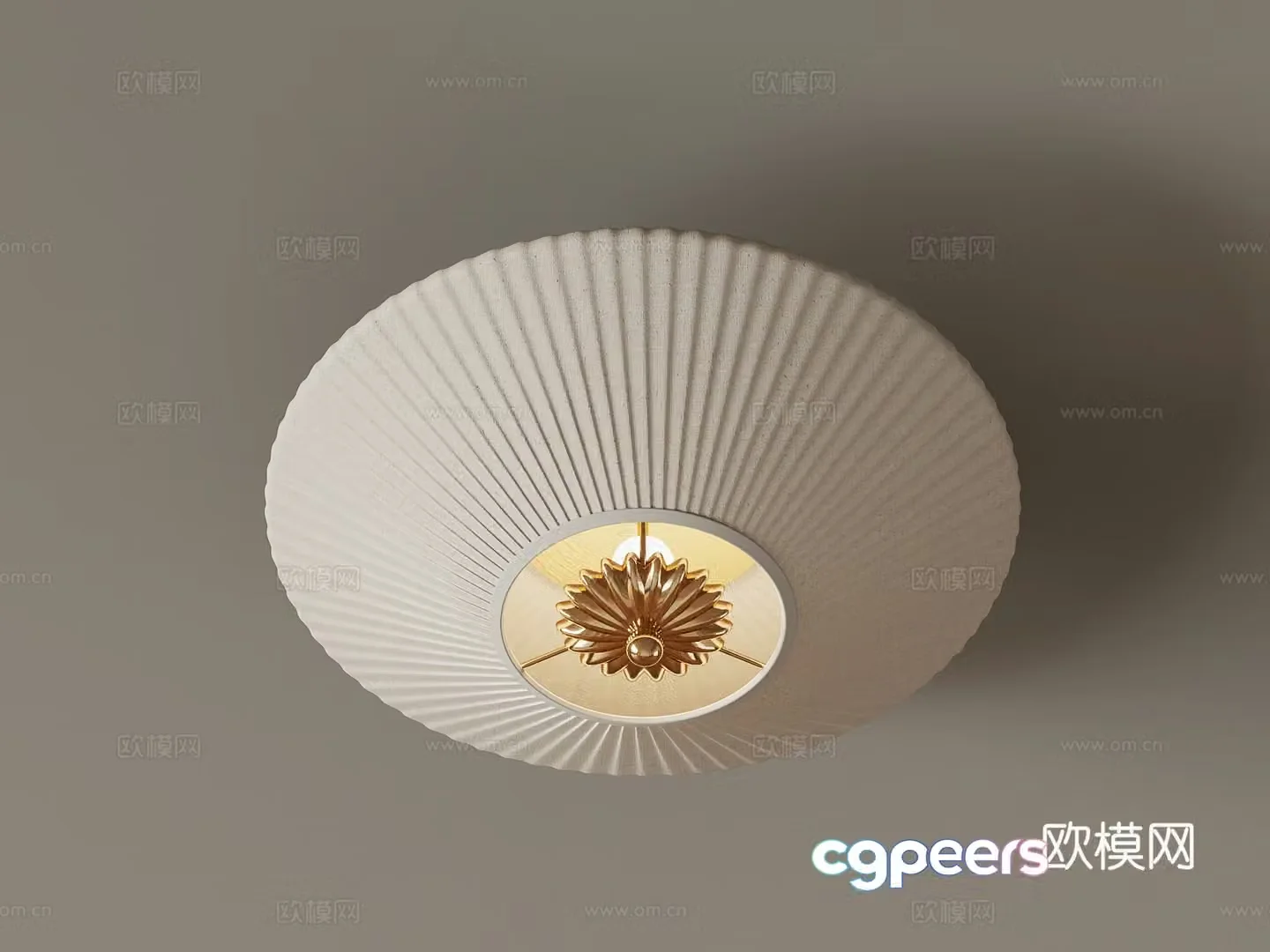 Simple ceiling lamp Crystal lamp 3d model
