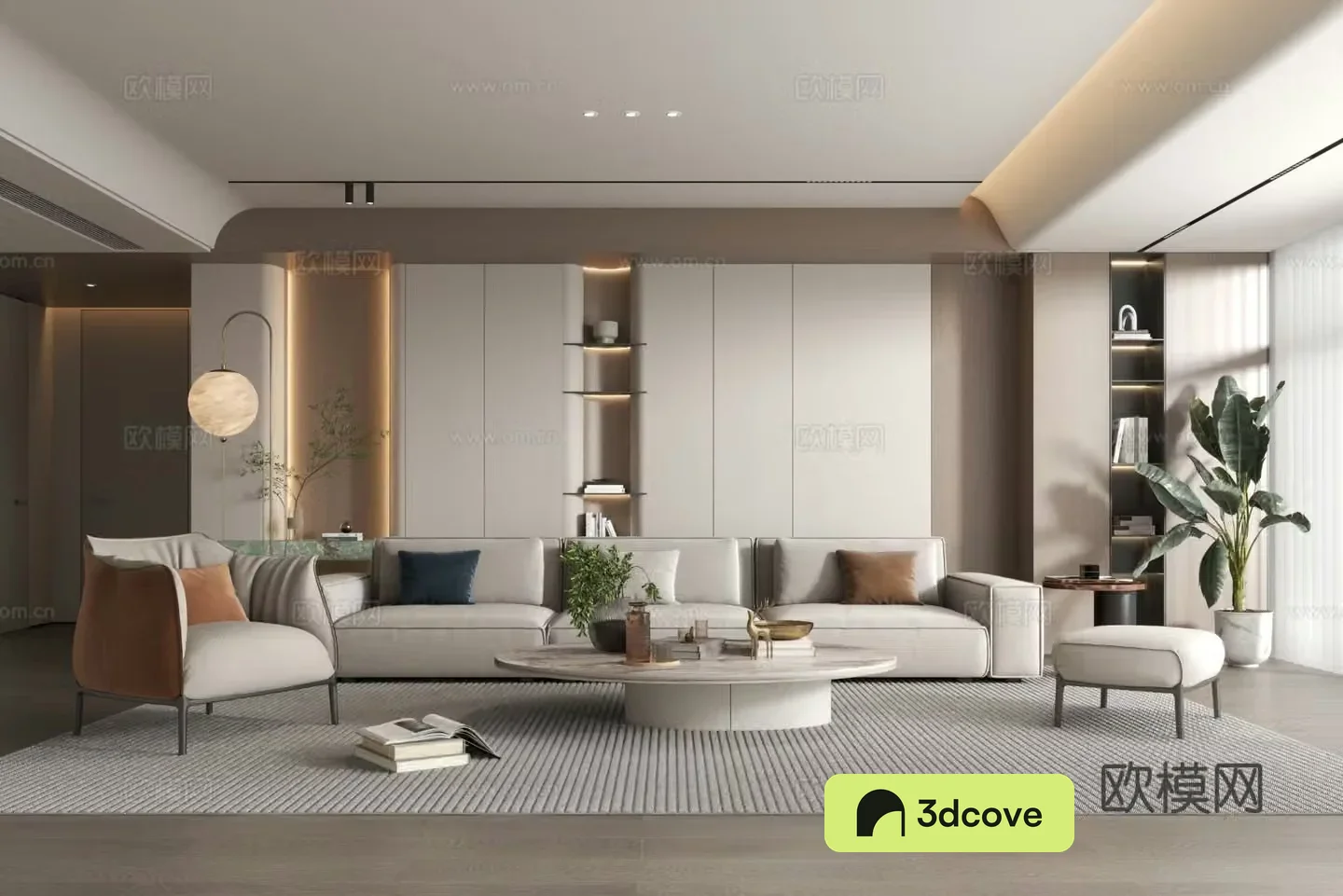 Modern living room sofa and coffee table combination simple living room modern simple living room