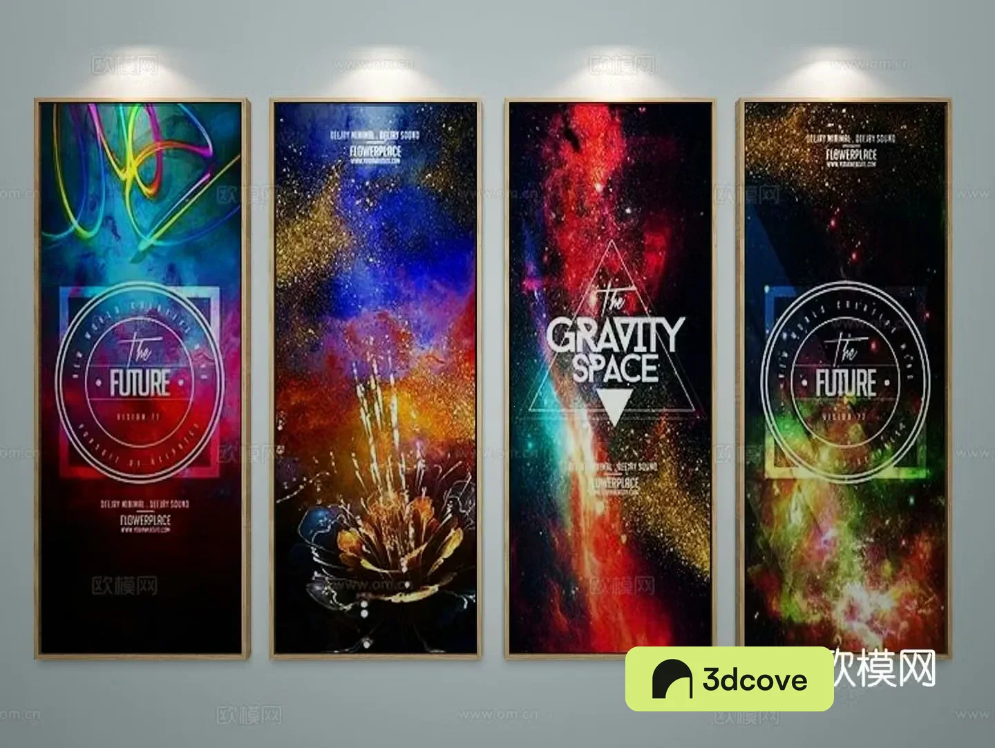 Modern art painting decorative painting