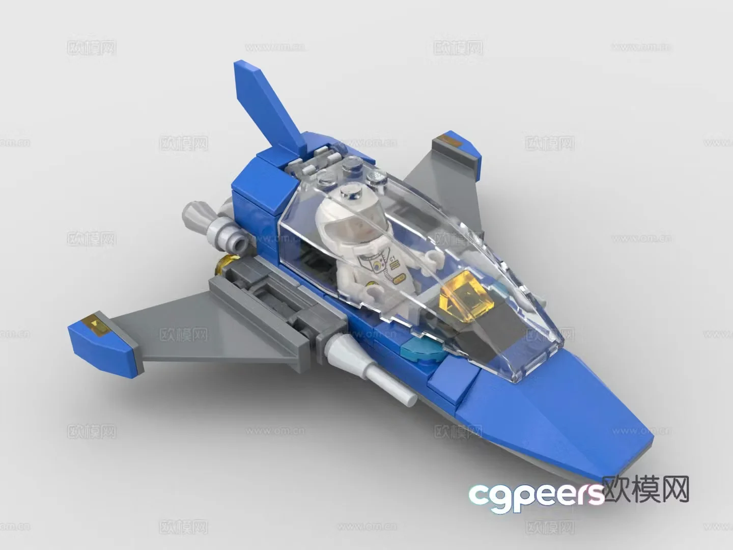 LEGO LEGO toys building block airplane fighter 3d model