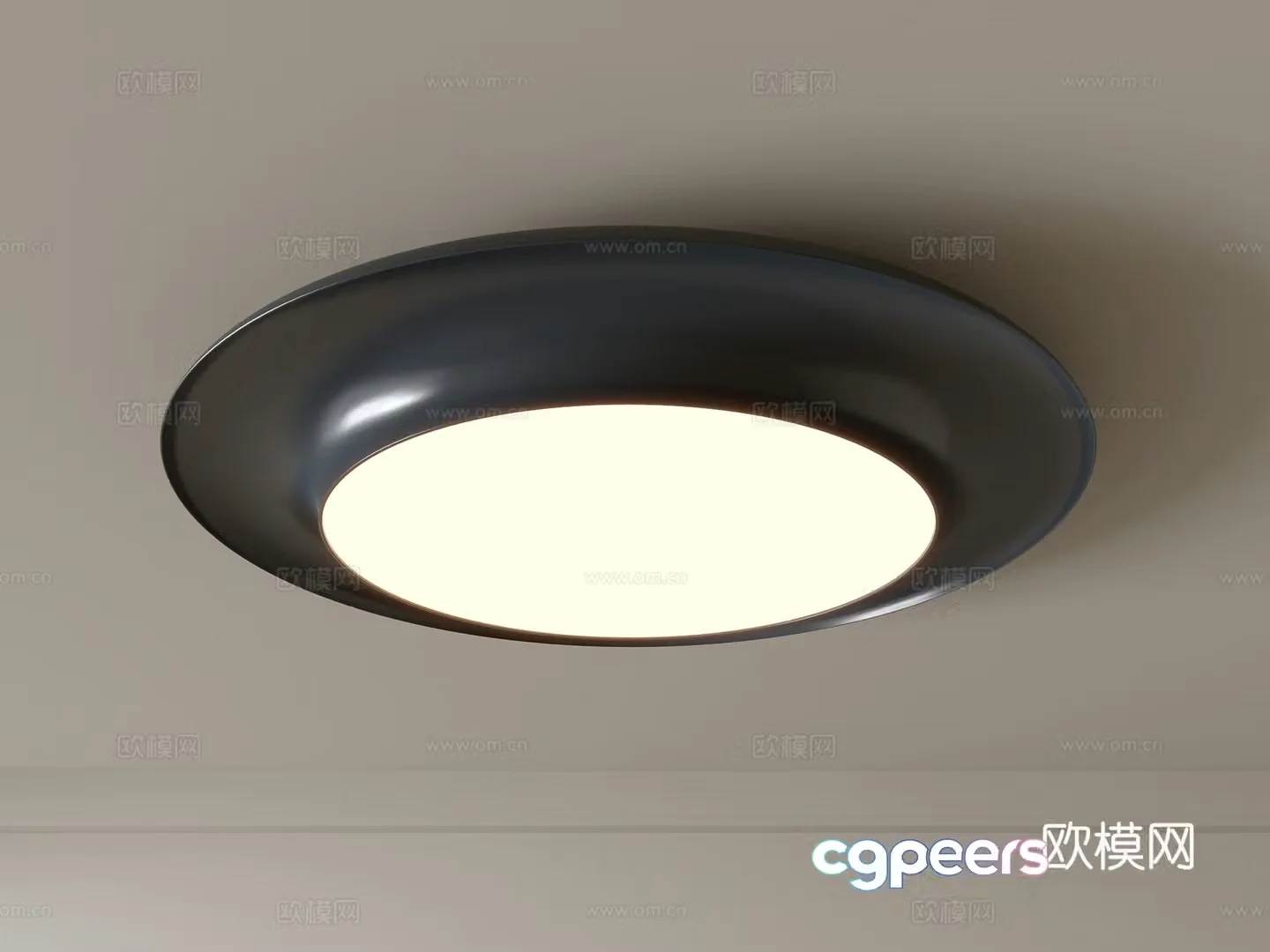 Modern ceiling lamp Geometric ceiling lamp Bedroom lamp Artistic shaped lamp Fashion living room lamp 3D model