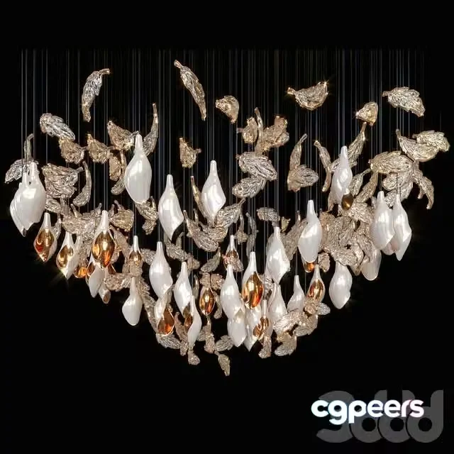 3ds Max Free – Chandelier Light Vargov 249