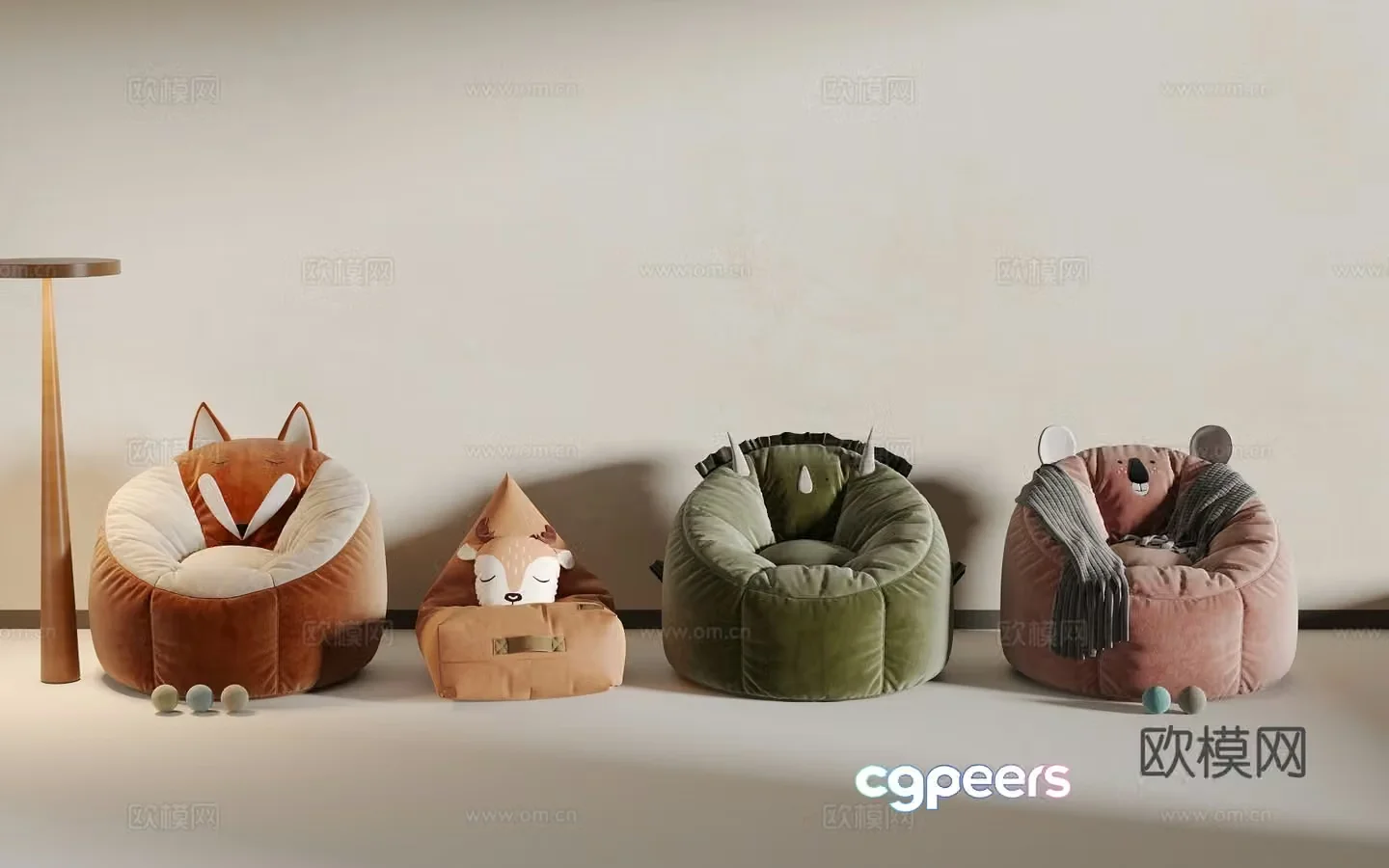 Children’s cushion 3d model