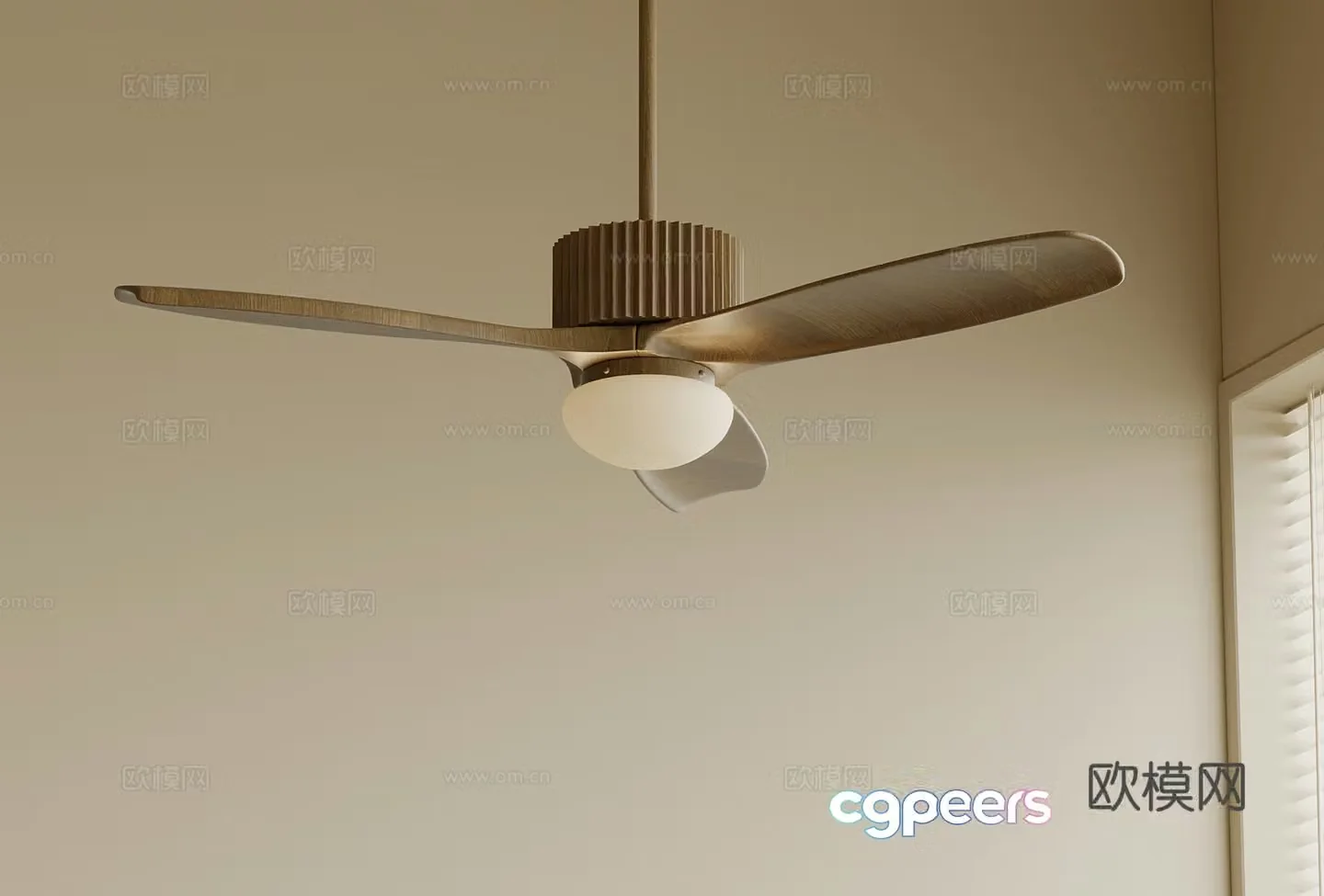 Fan light Wasabi fan light 3d model