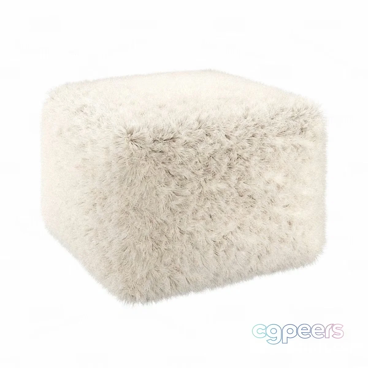 A Fuzzy Cube 3D Model – 19158 – VRAY Render