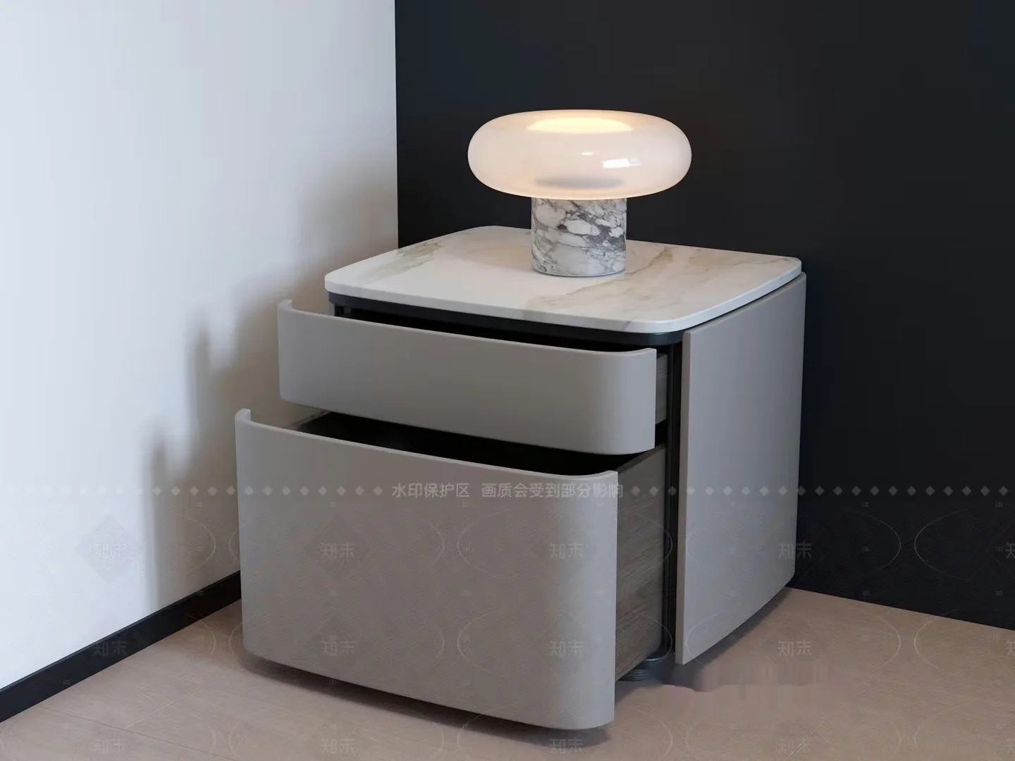 Modern Table Lamp 3D Model – 7346 – VRAY Render