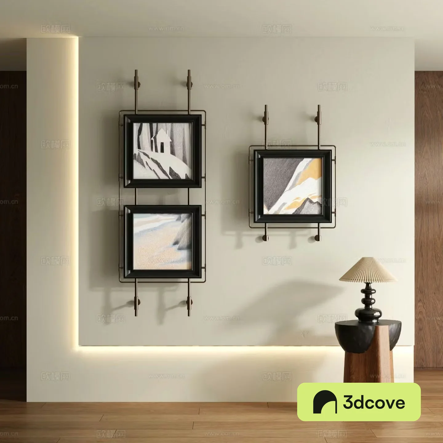Medieval style texture painting decorative painting