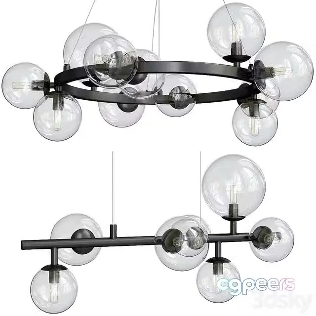3ds Max Free – Odeon Light Tovi Set-2