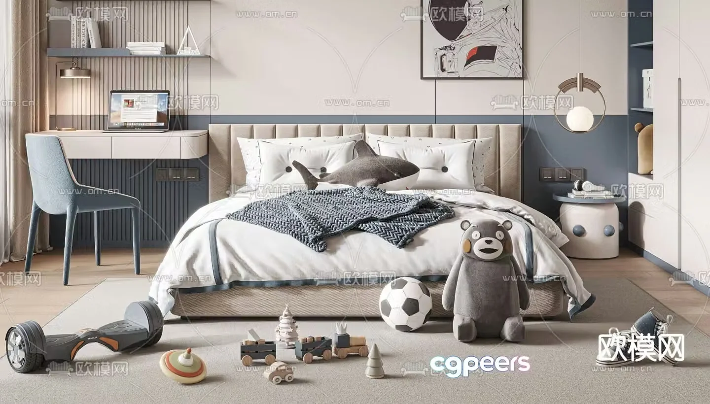 Children’s bed 3d model