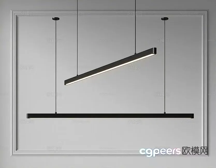 Modern chandelier living room chandelier dining room chandelier 3d model