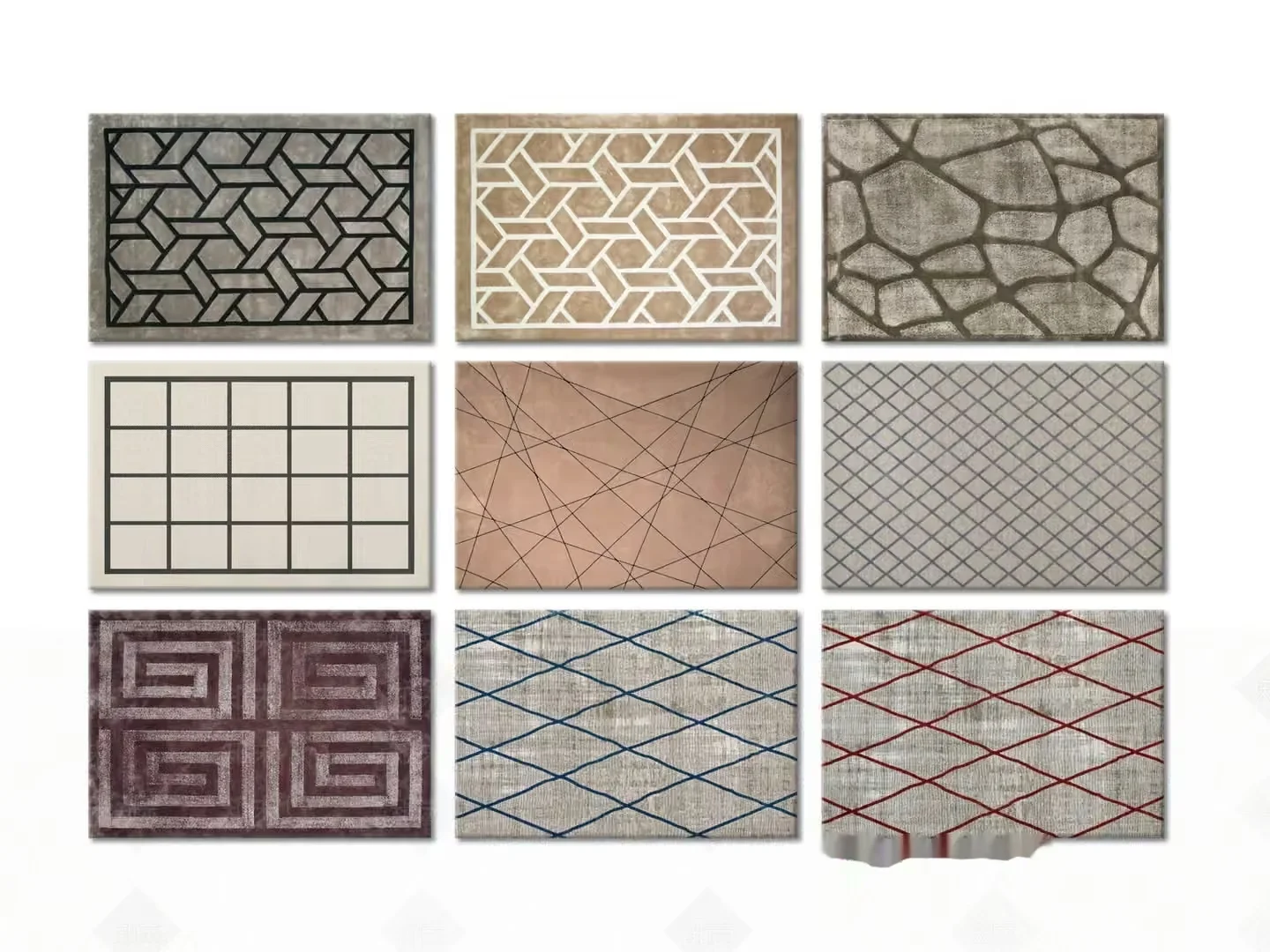 A Collection Of Rugs 3D Model – 2042 – VRAY Render