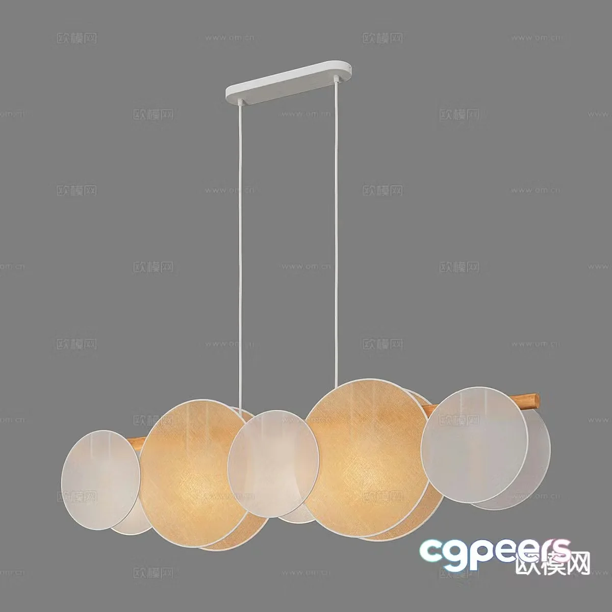 Modern minimalist chandelier dining room chandelier living room chandelier 3d model