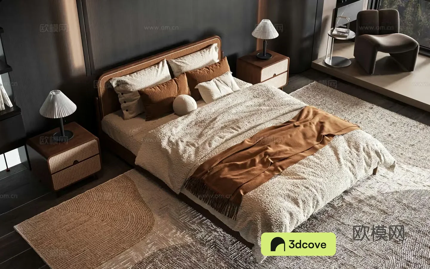 Modern style product bed