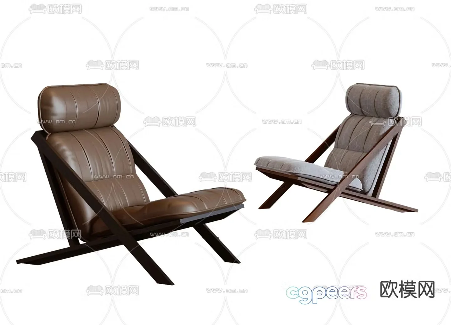 Modern lounge chair 3d model