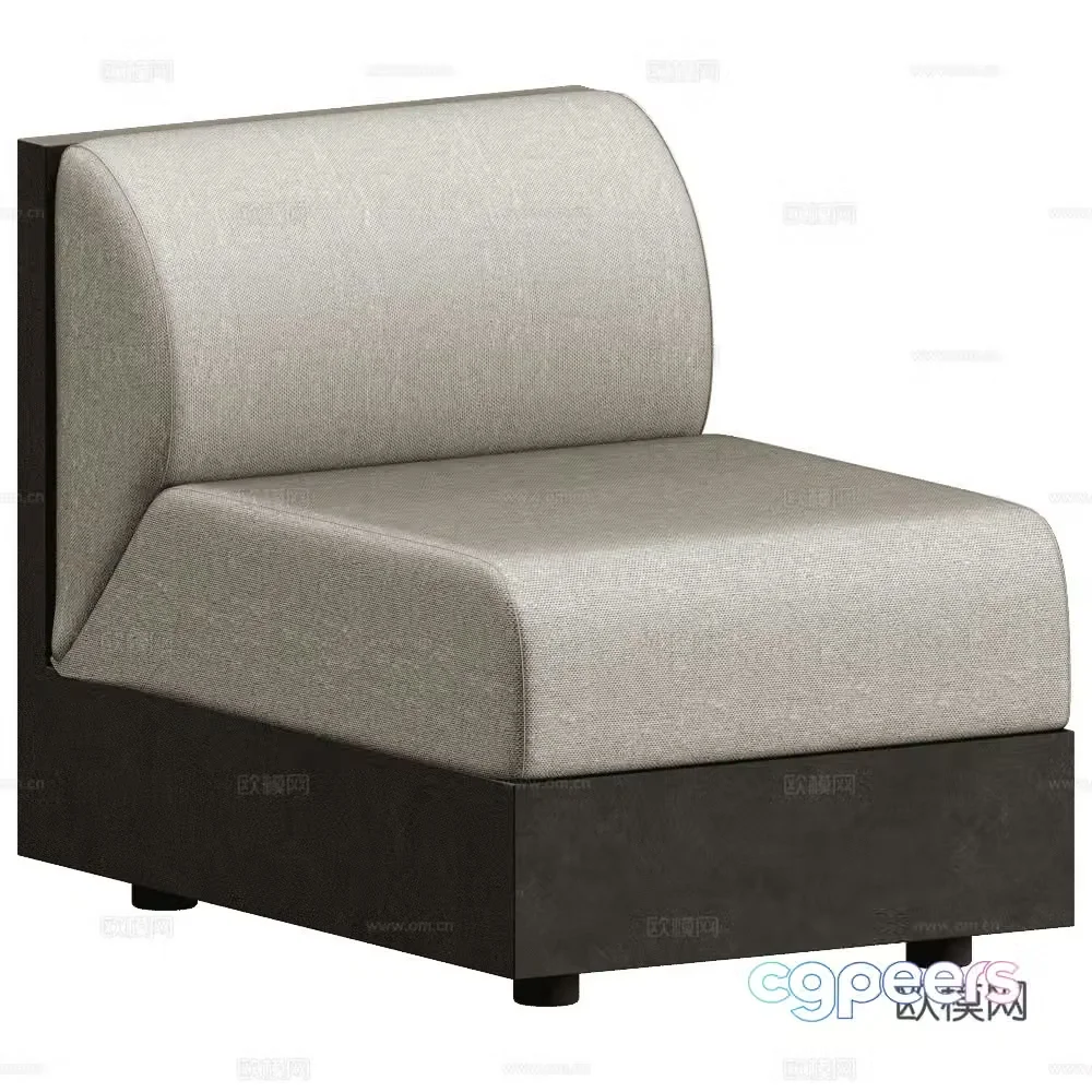 Copenhagen lounge sofa 3d model