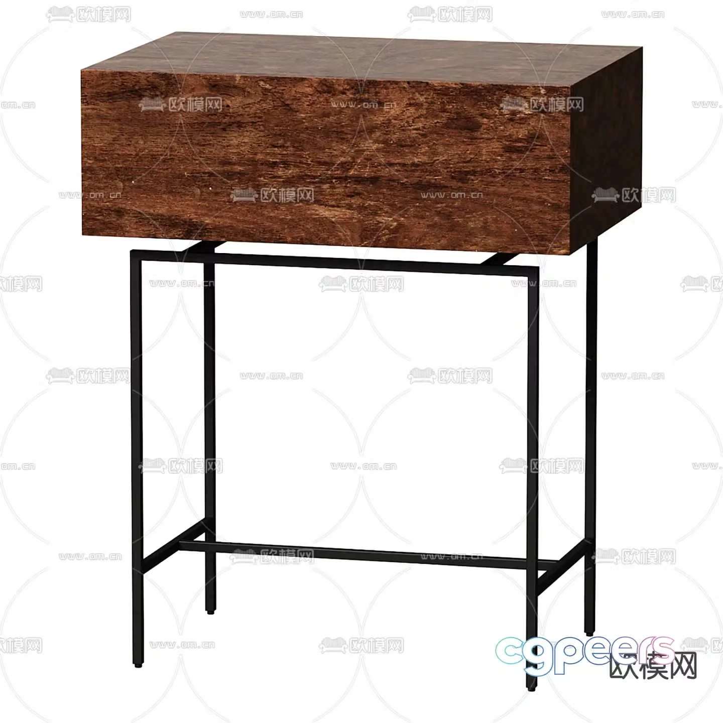 bedside table 3d model
