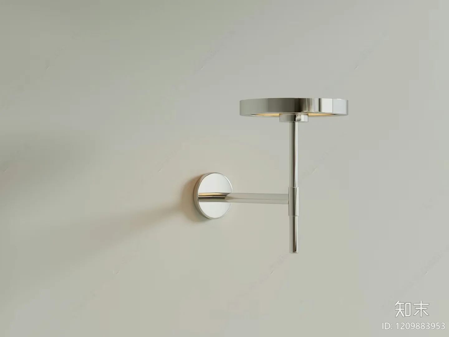 Modern Silver Light Fixture 3D Model – 21888 – VRAY Render