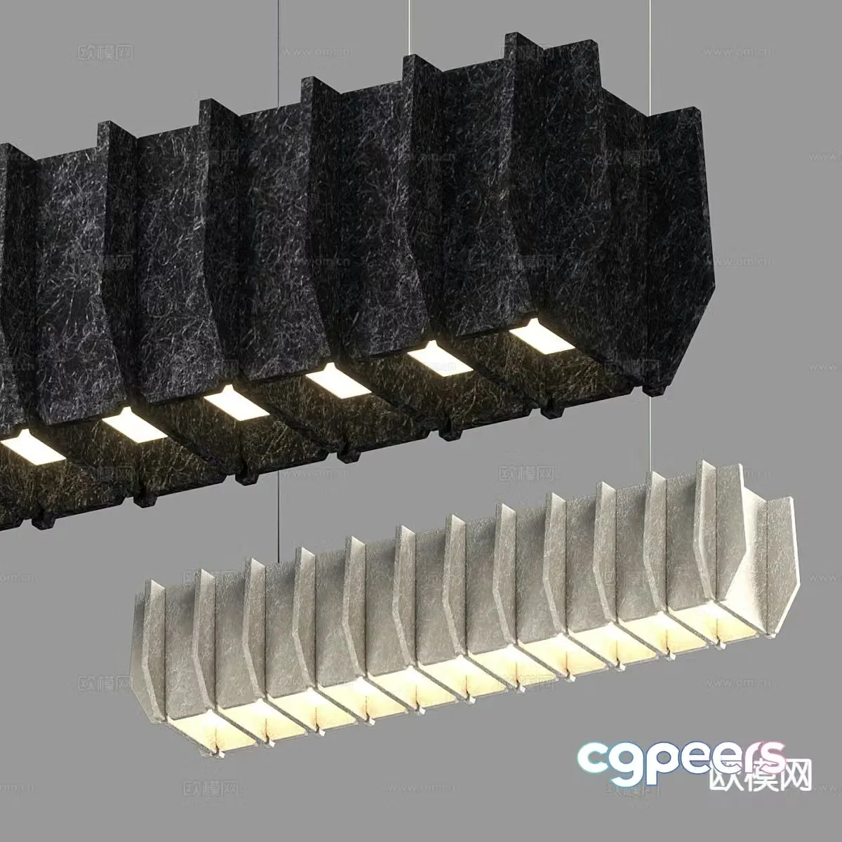 Simple chandelier 3d model