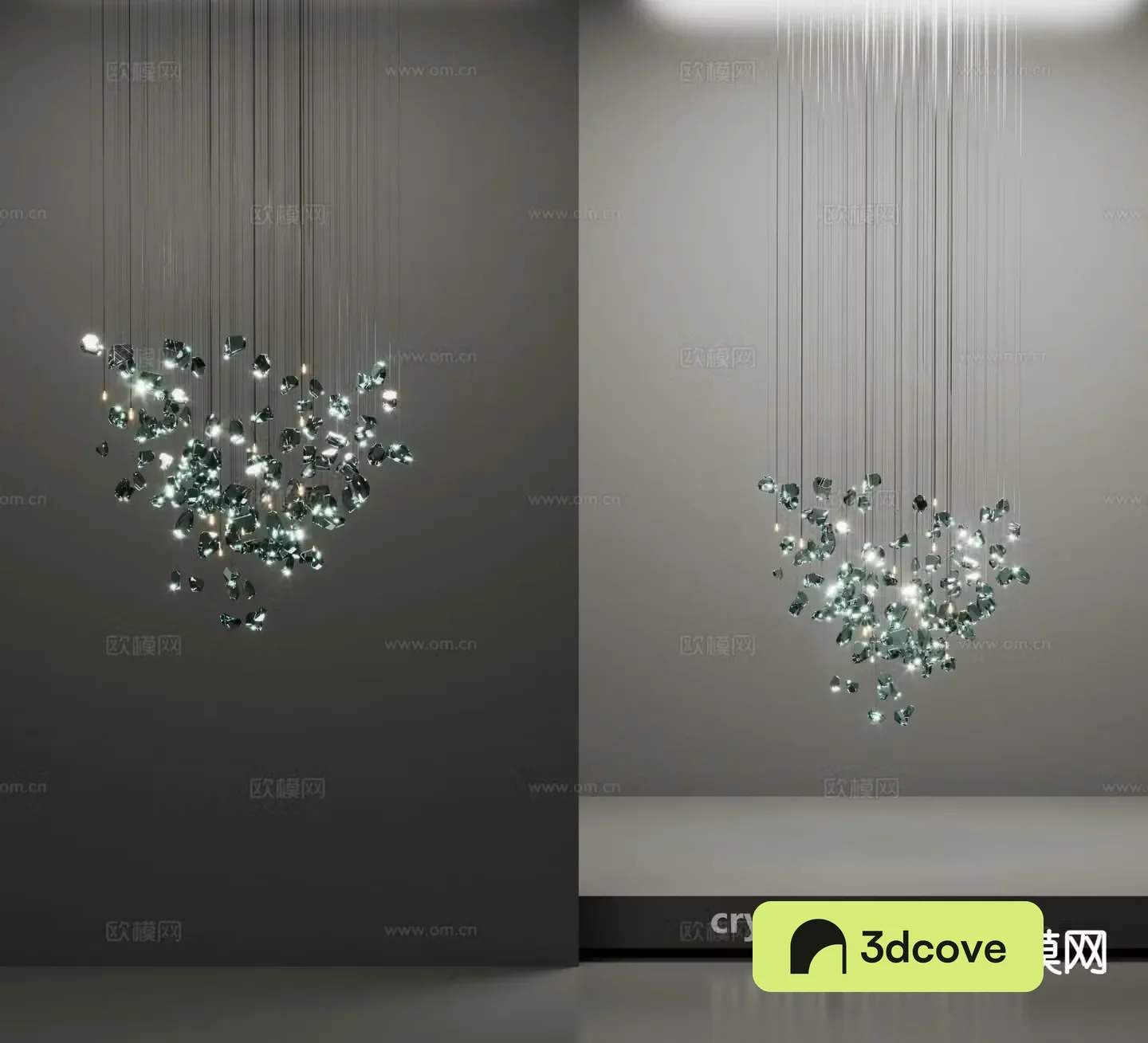 TECTA light luxury crystal lamp art lamp