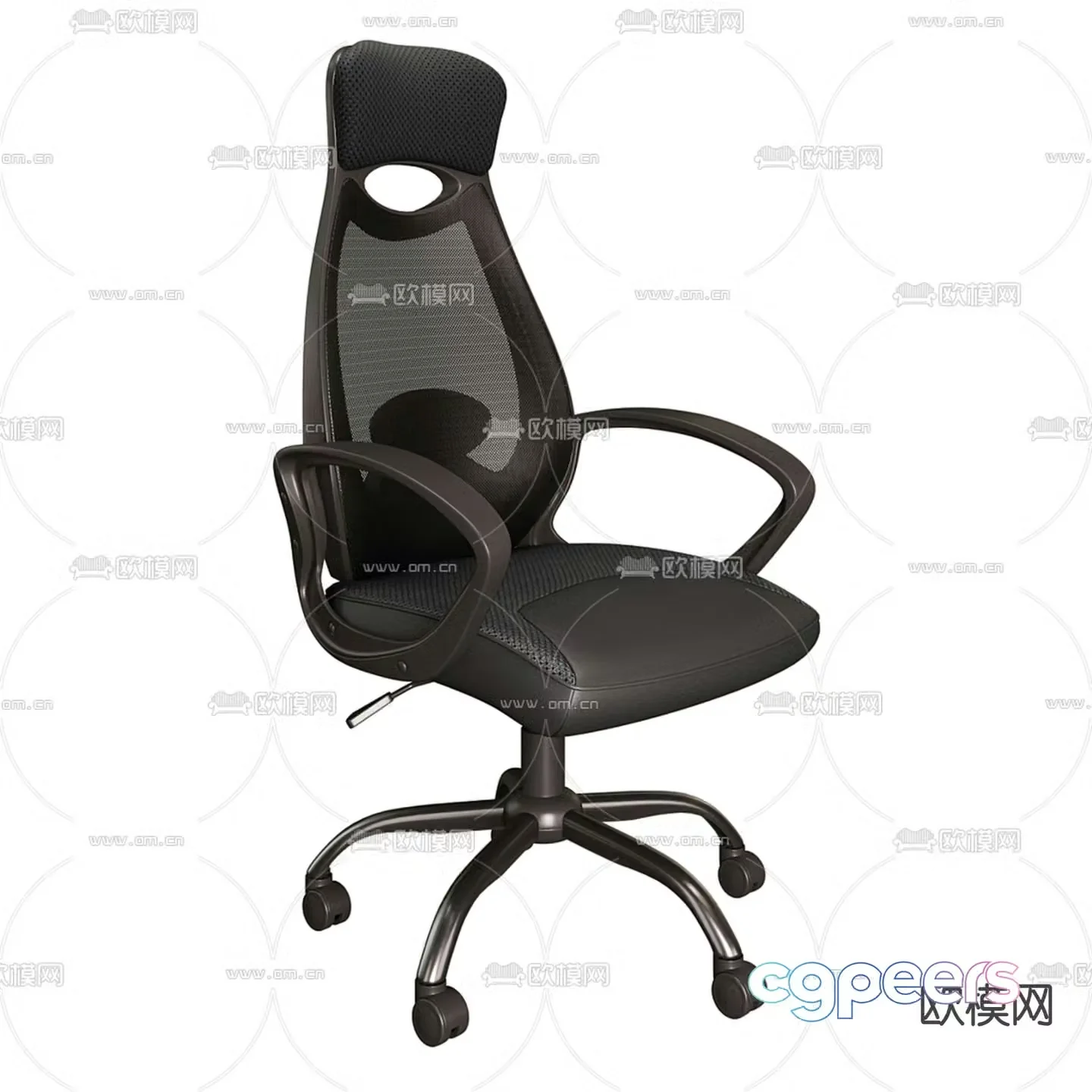 Office chair staff chair 3d model