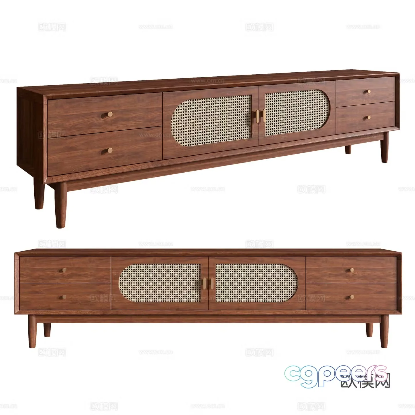 Modern TV cabinet 3d model