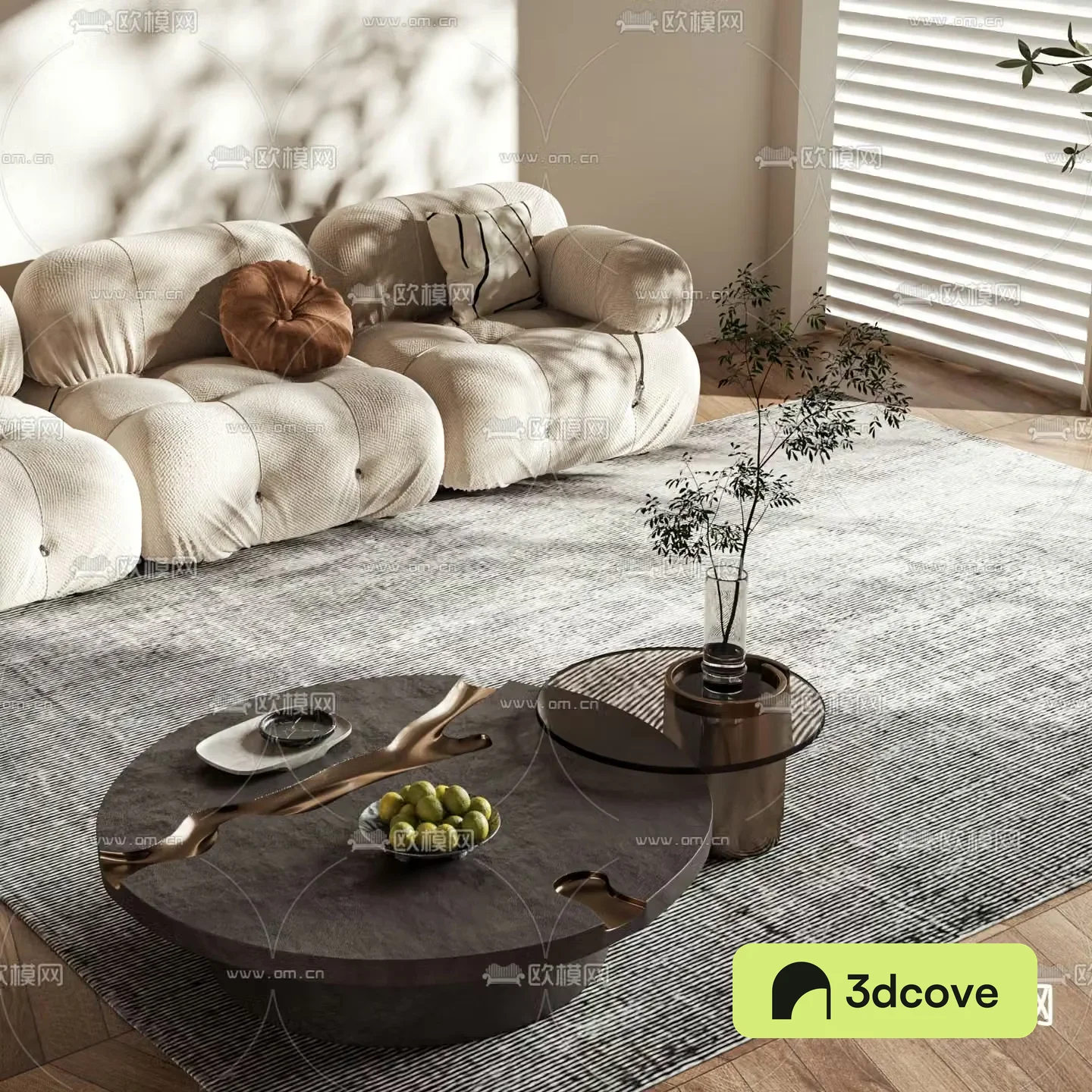 Medieval style coffee table mother-in-law coffee table