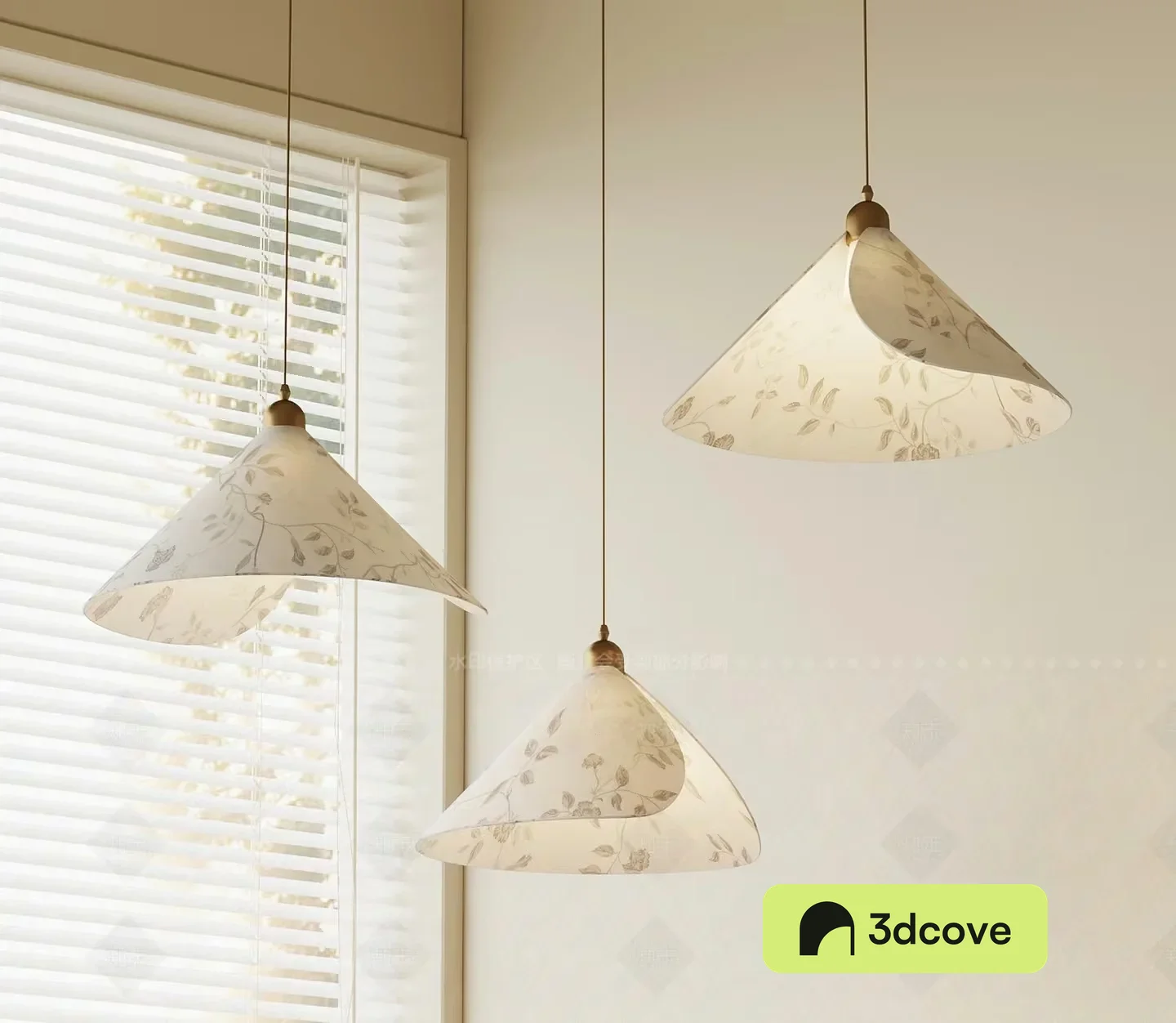 Three Hanging Lamps