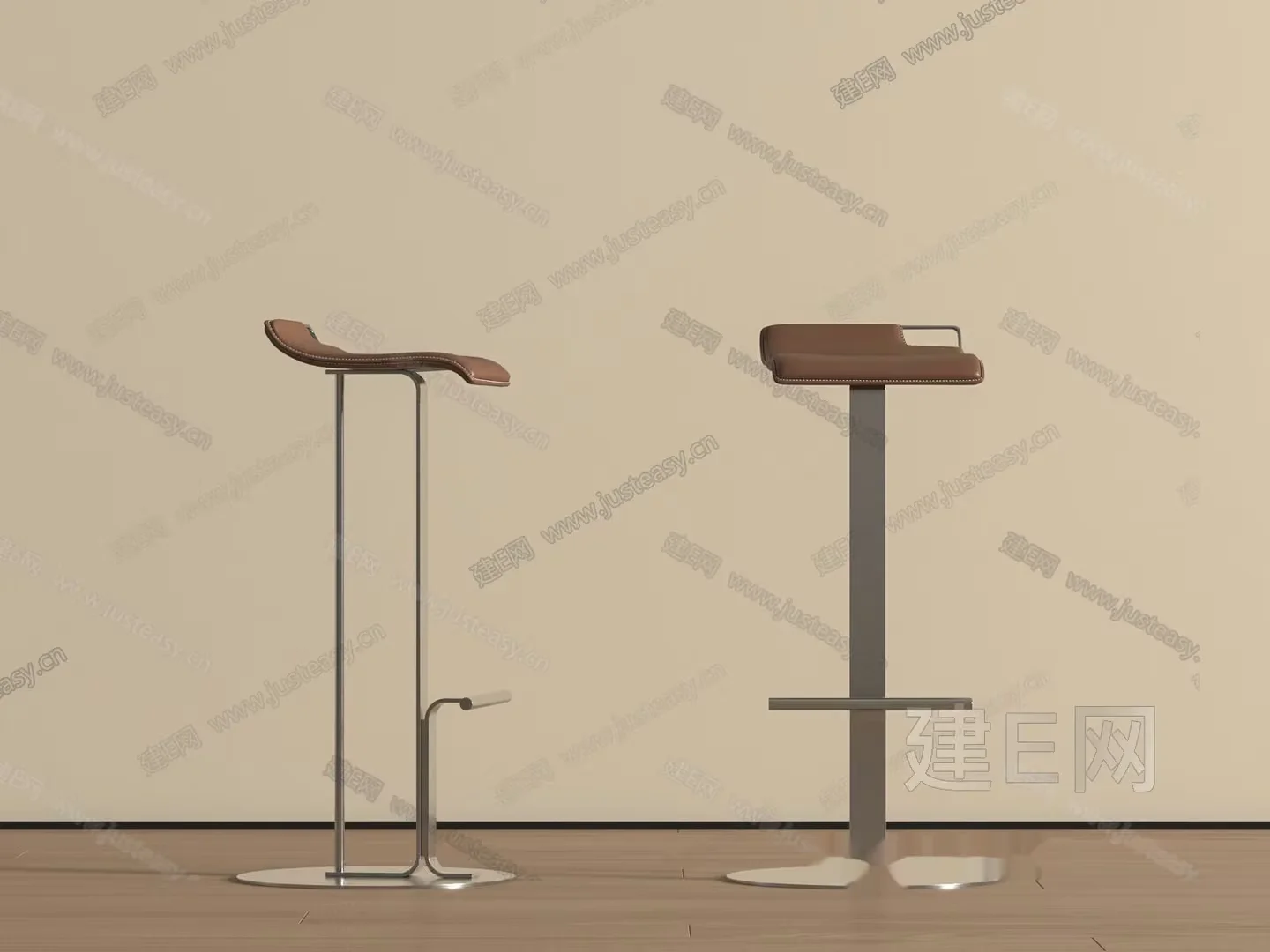 Modern Bar Stools 3D Model – 11489 – VRAY Render