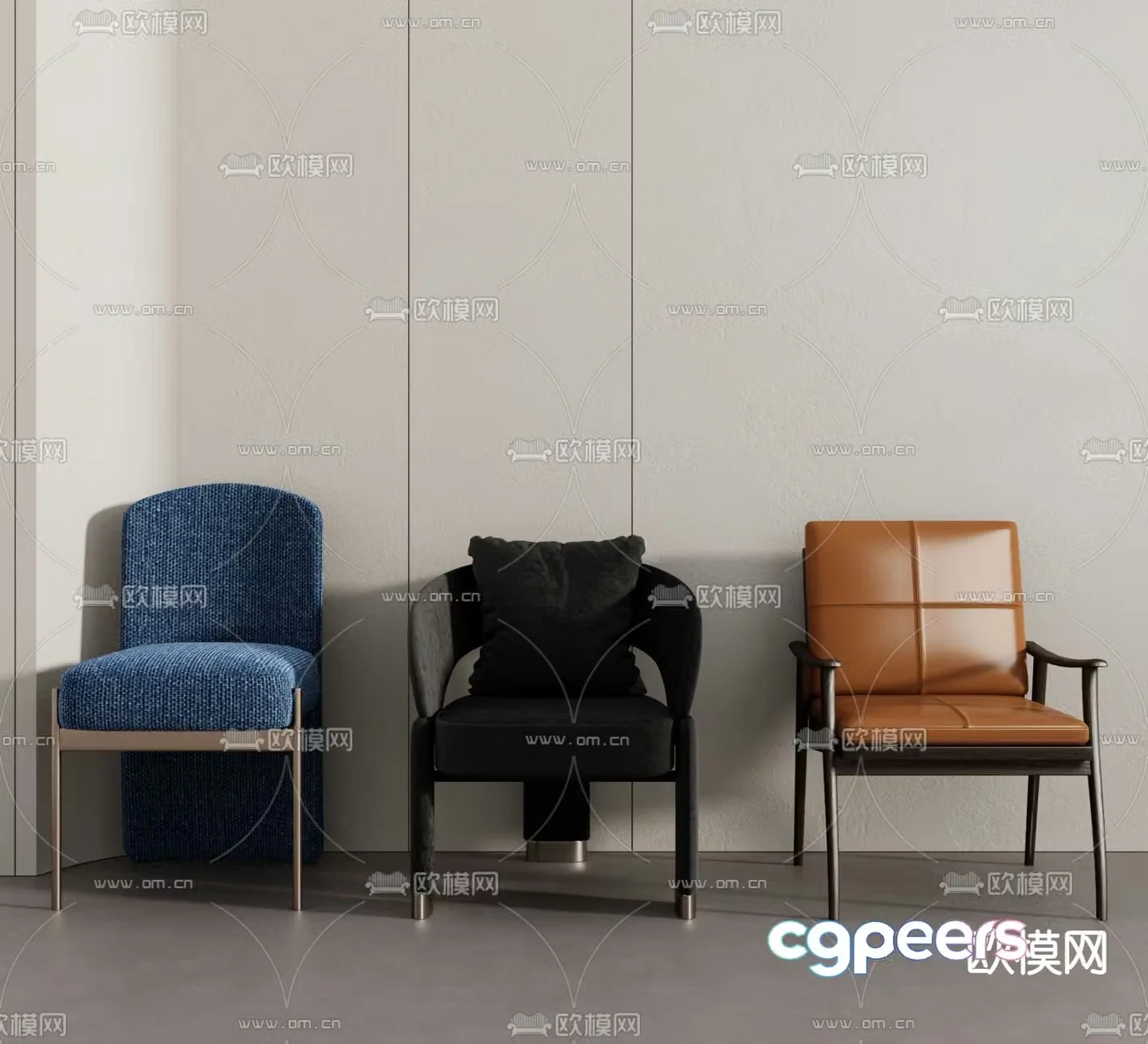 chair dining chair 3d model
