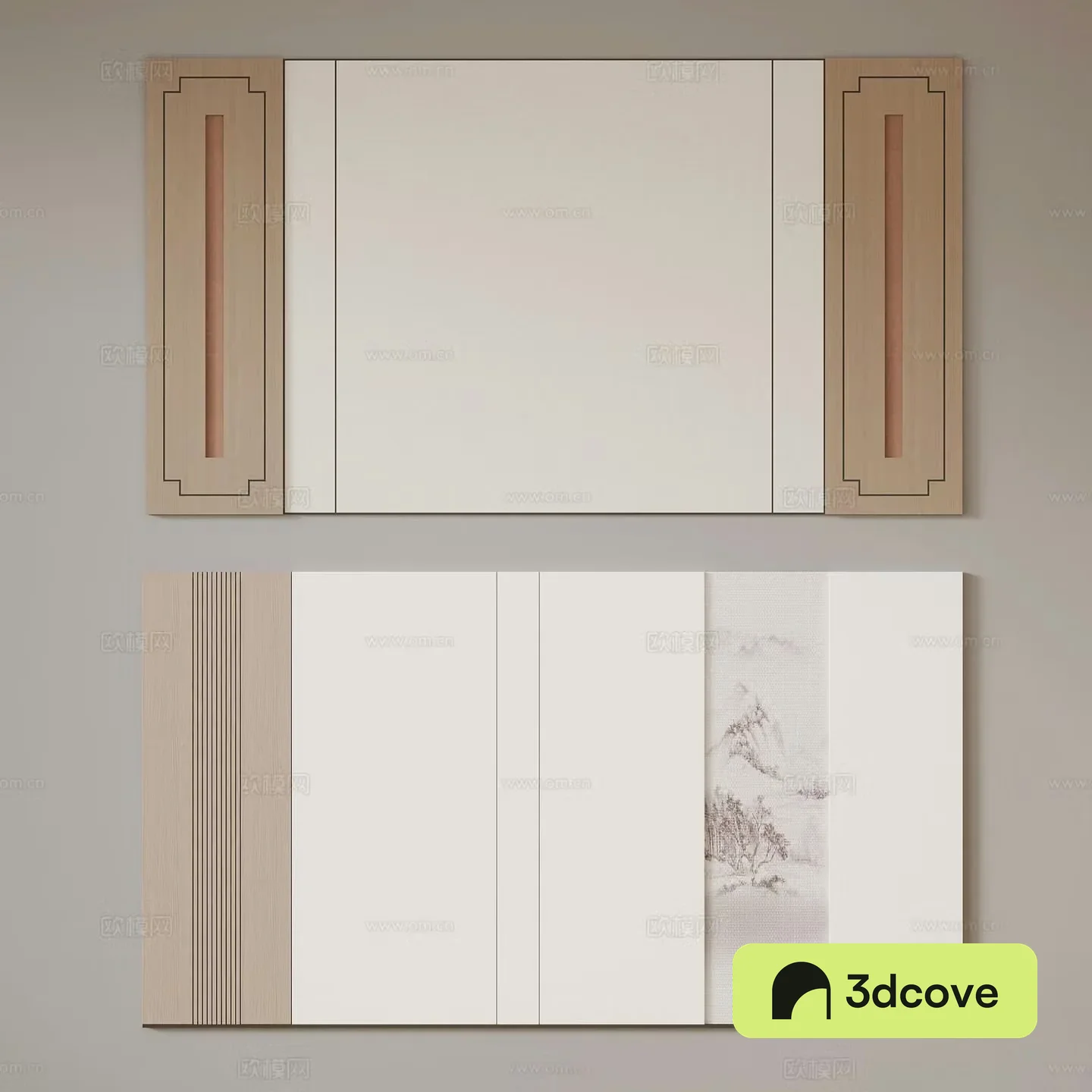 New Chinese style background wall