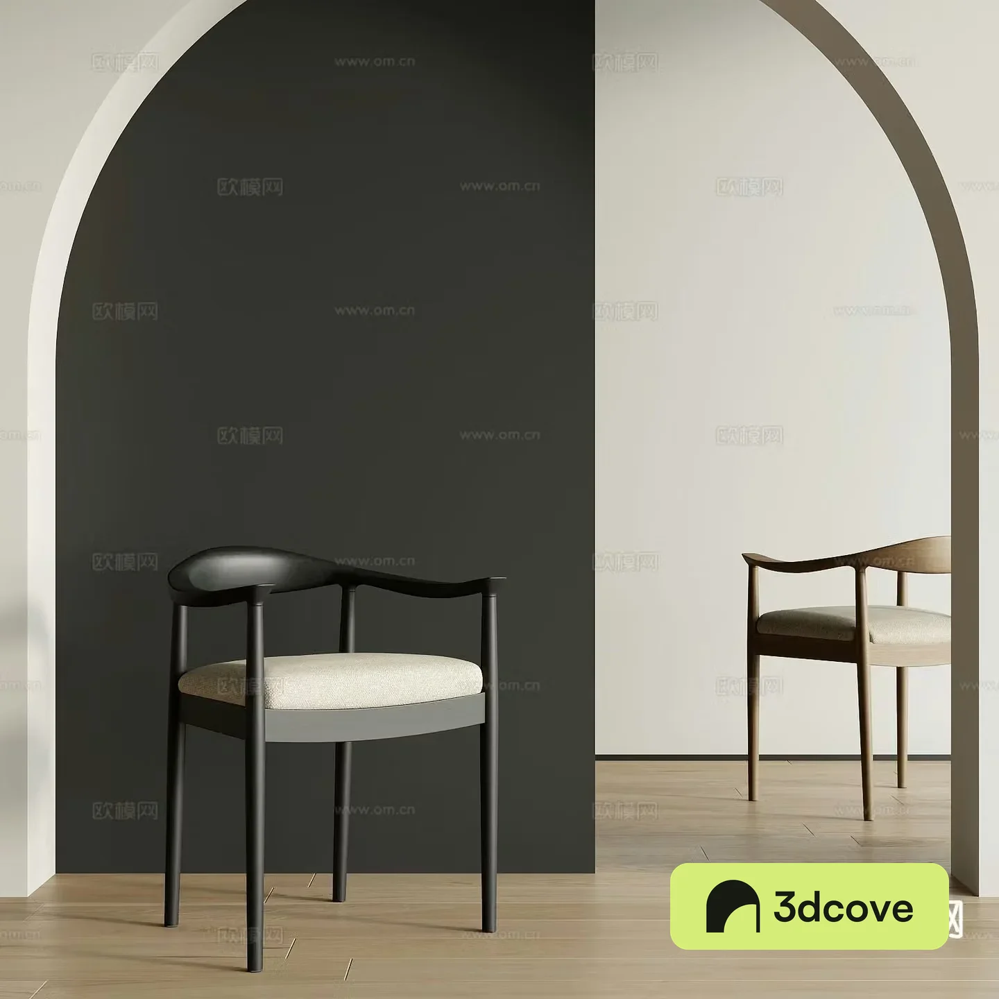 Medieval style chair dining chair