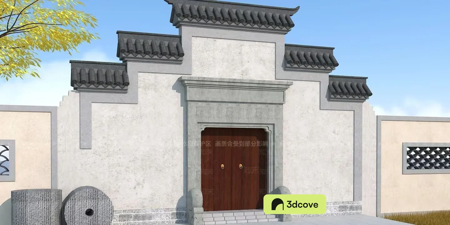 Traditional Asian-Style Building