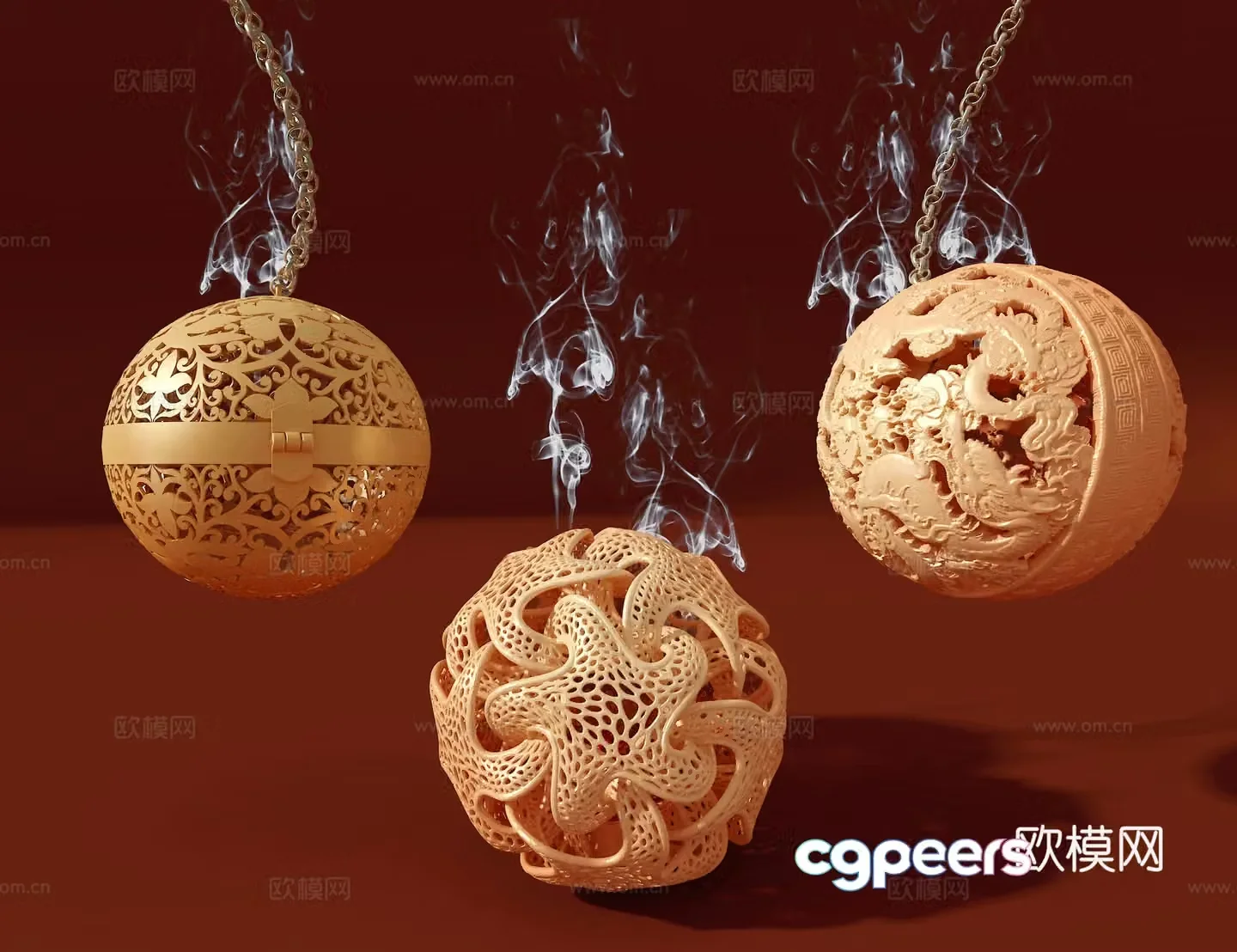 Aromatherapy hanger 3D model