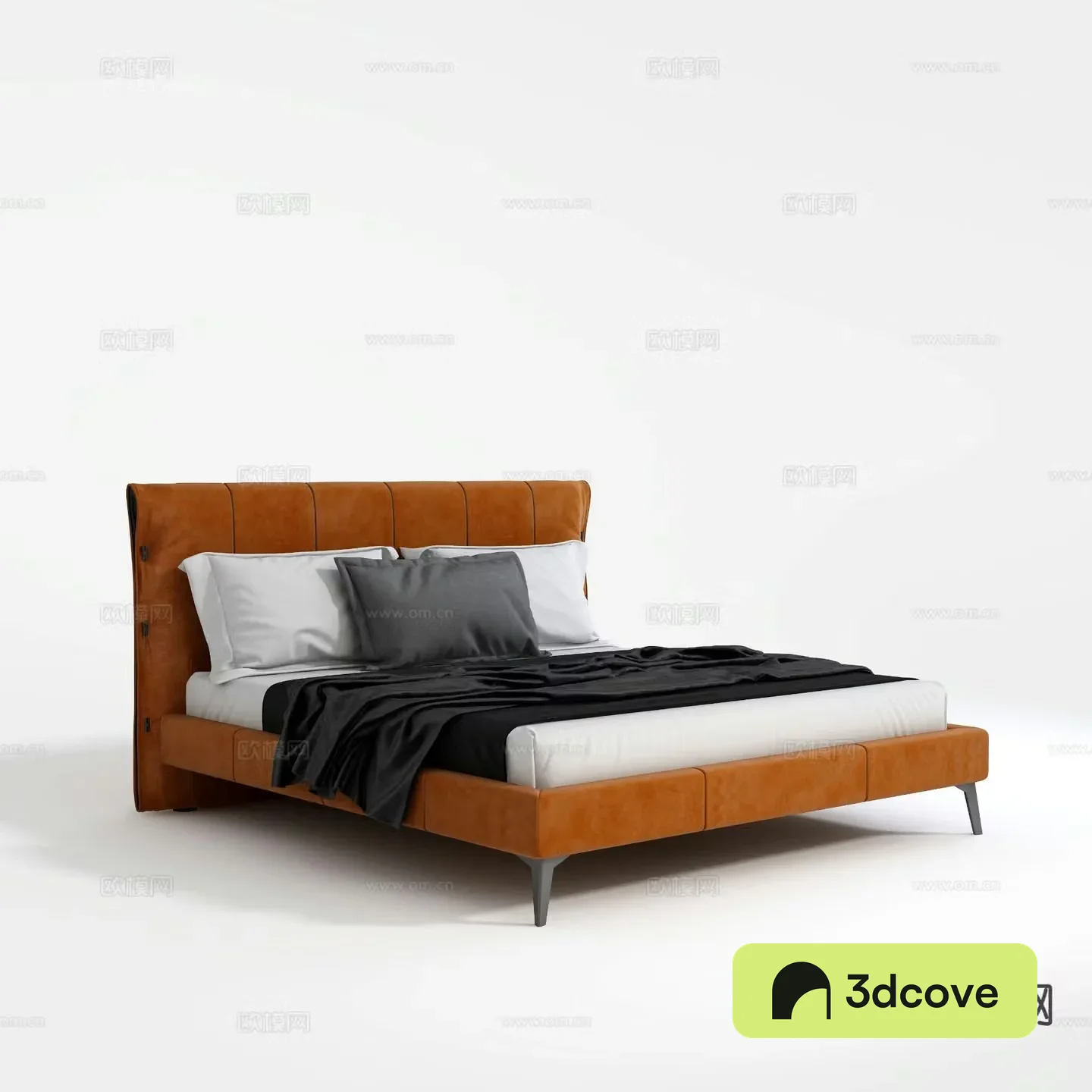 Modern double bed