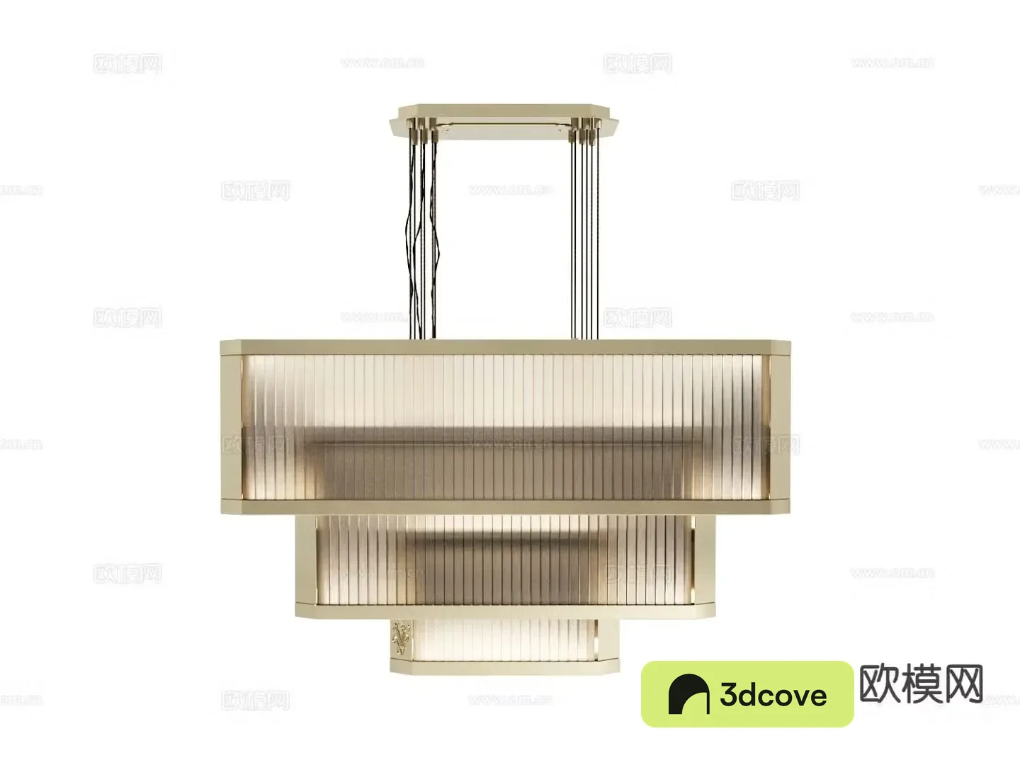 visionnaire multi-layer chandelier