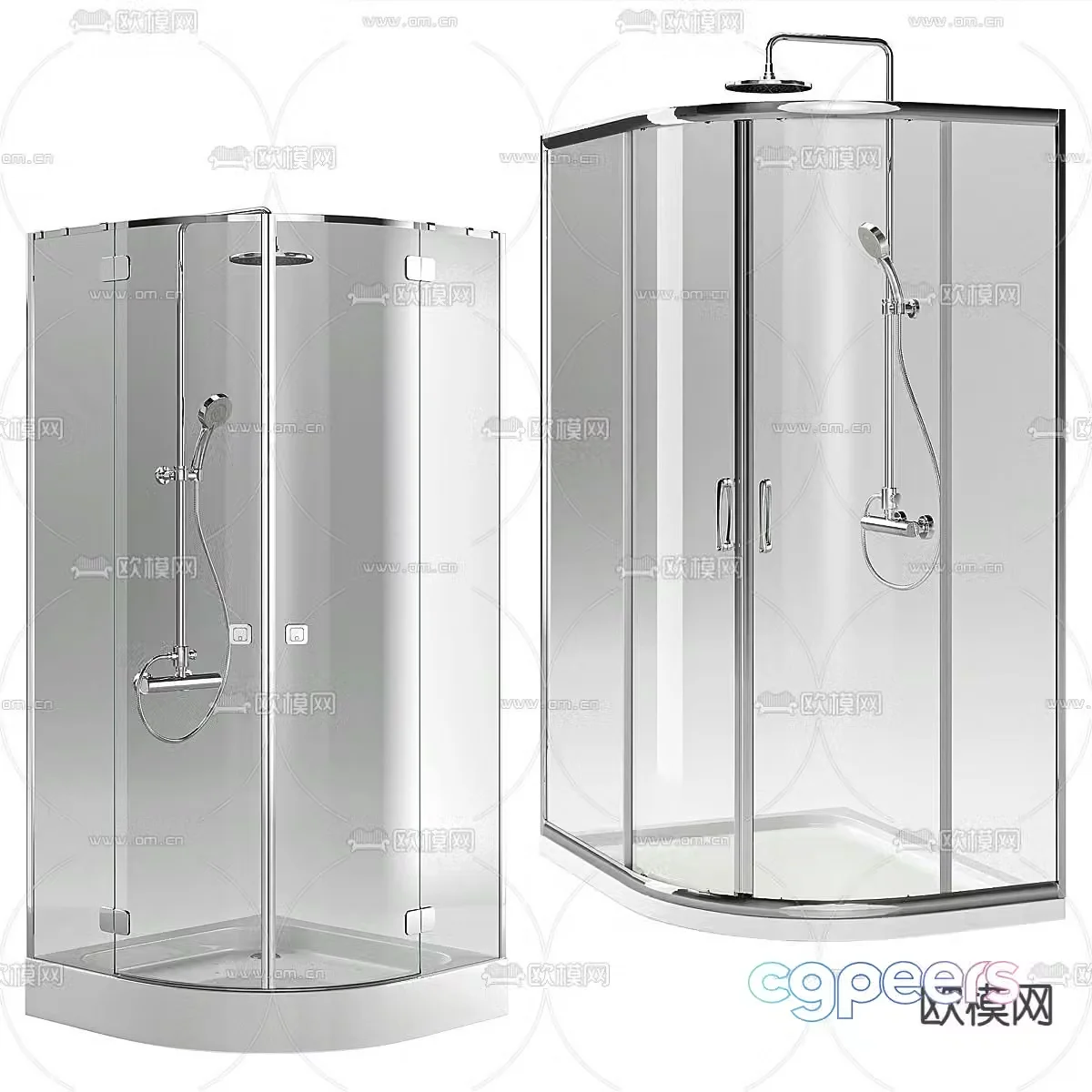 Bathroom partition Shower room Shower room 3d model
