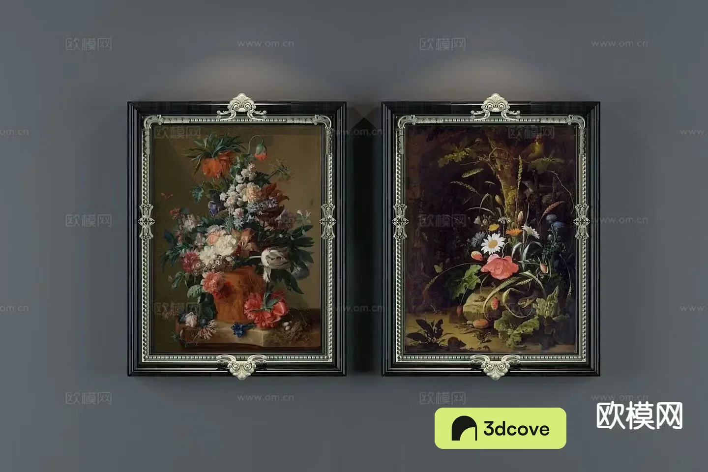 American flower oil painting decorative painting