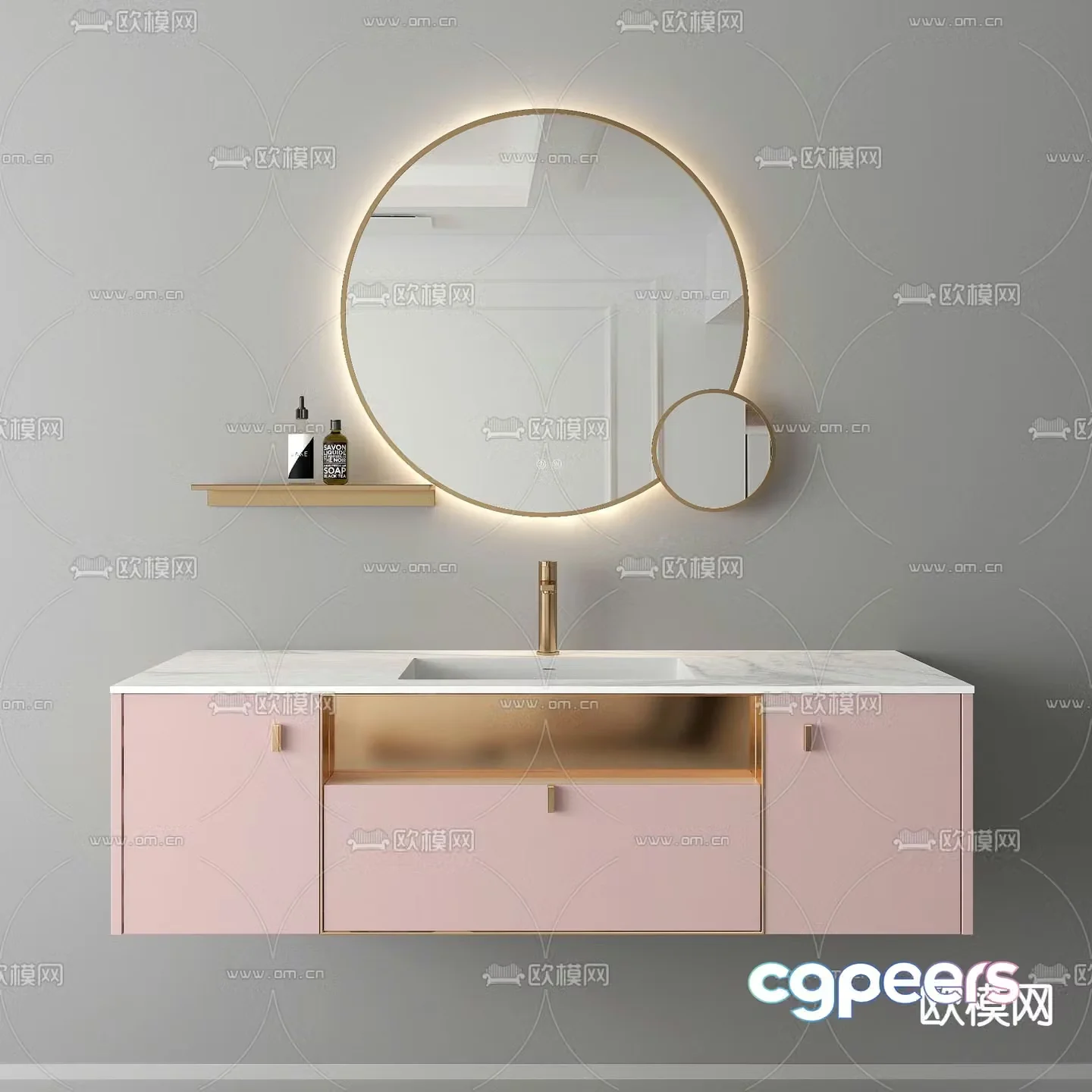 Bathroom cabinet 3d model