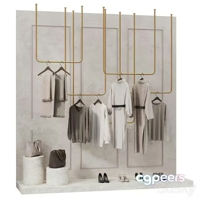 3ds Max Free – Showcase Clothing store 008