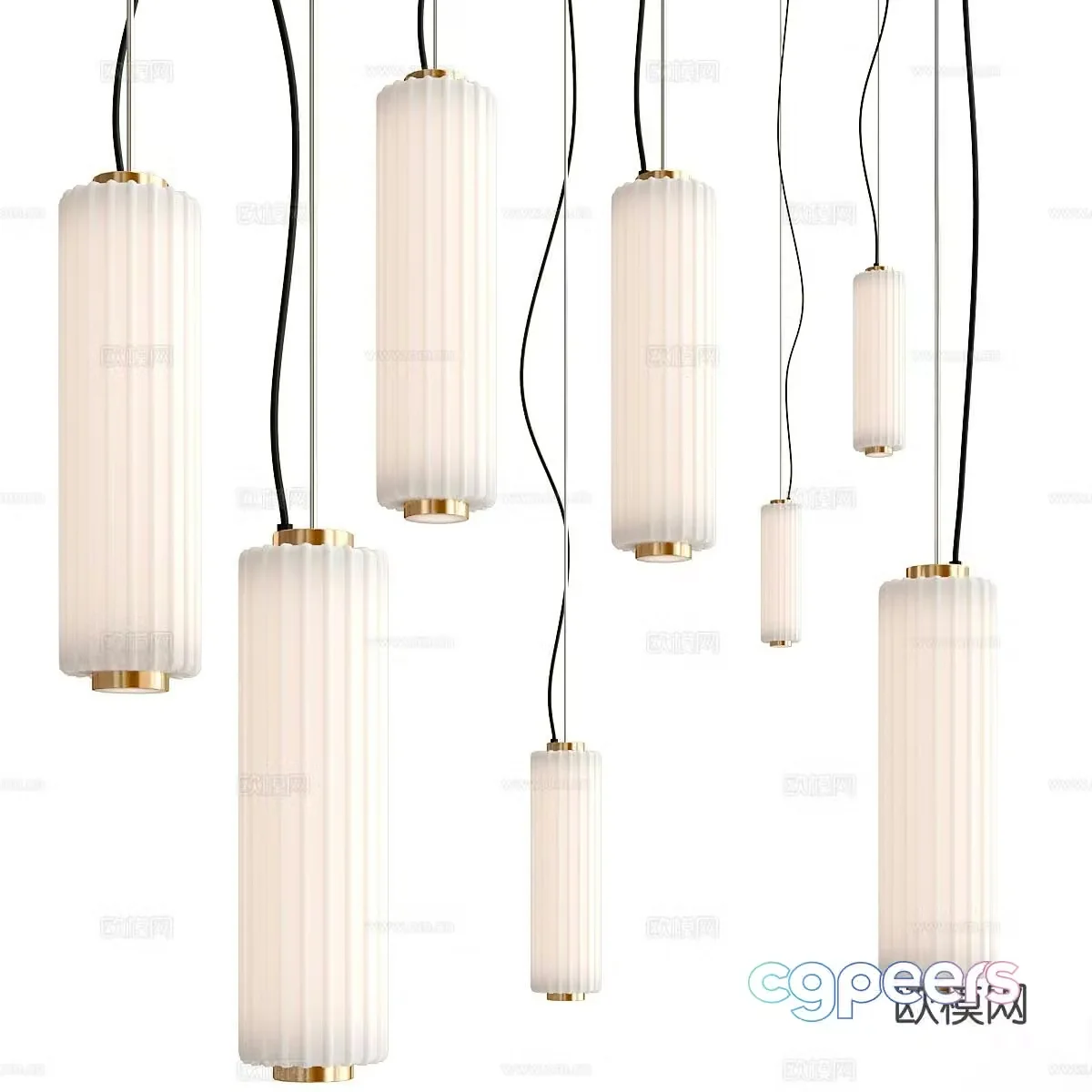 Creative chandelier 3d model