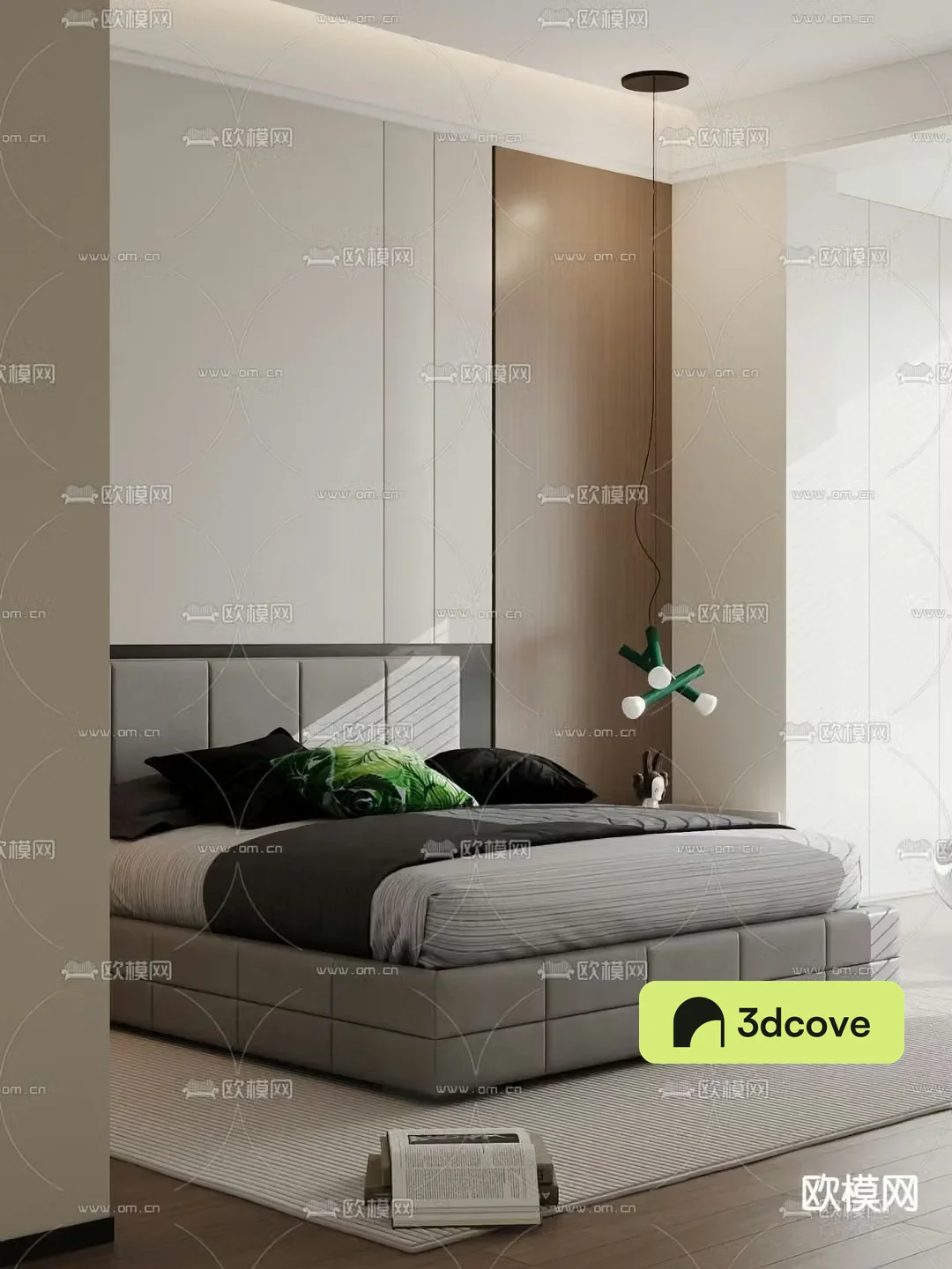 Modern double bed