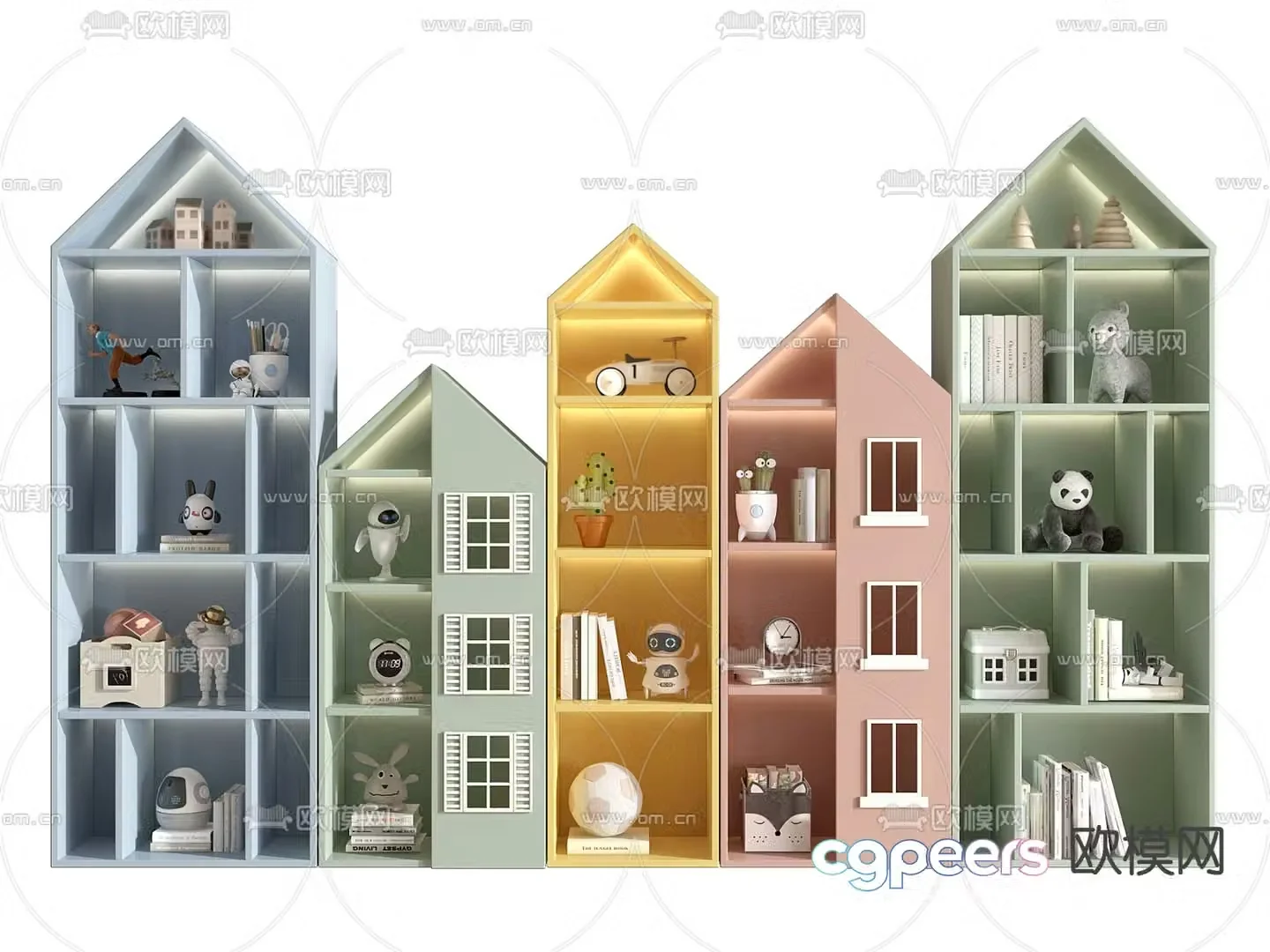 Children’s storage cabinet 3d model