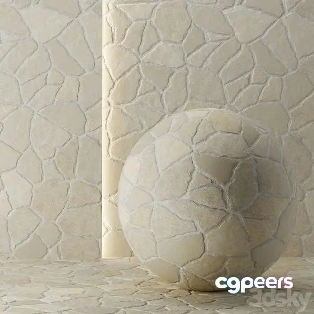 3ds Max Free – Facing masonry made of wild stone