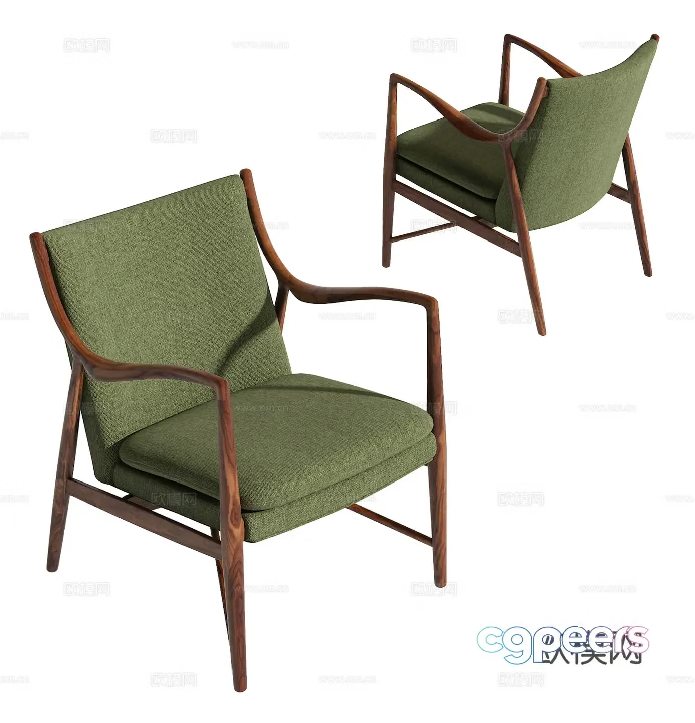 Modern leisure chair 3d model