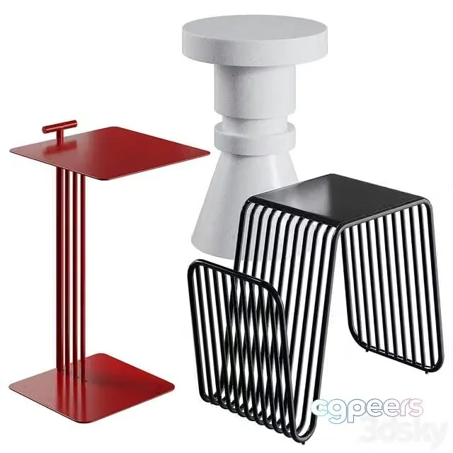 3ds Max Free – Side table by La Redoute