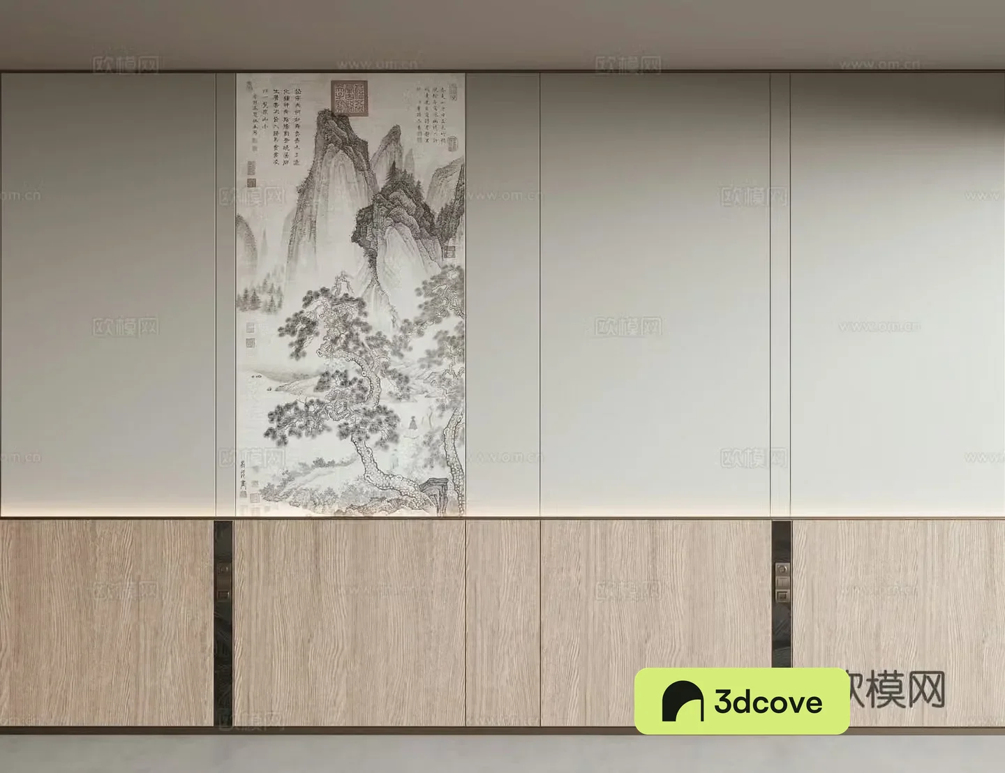 New Chinese style background wall