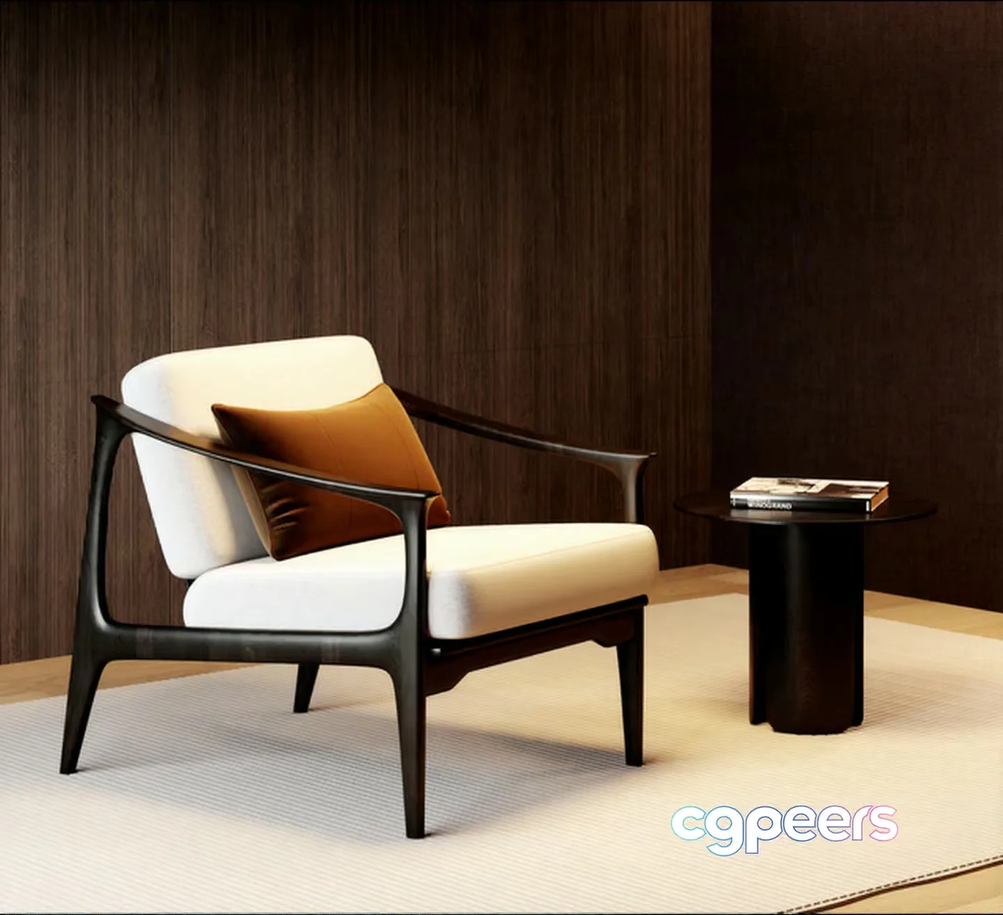 Modern Wooden Chair 3D Model – 3724 – VRAY Render