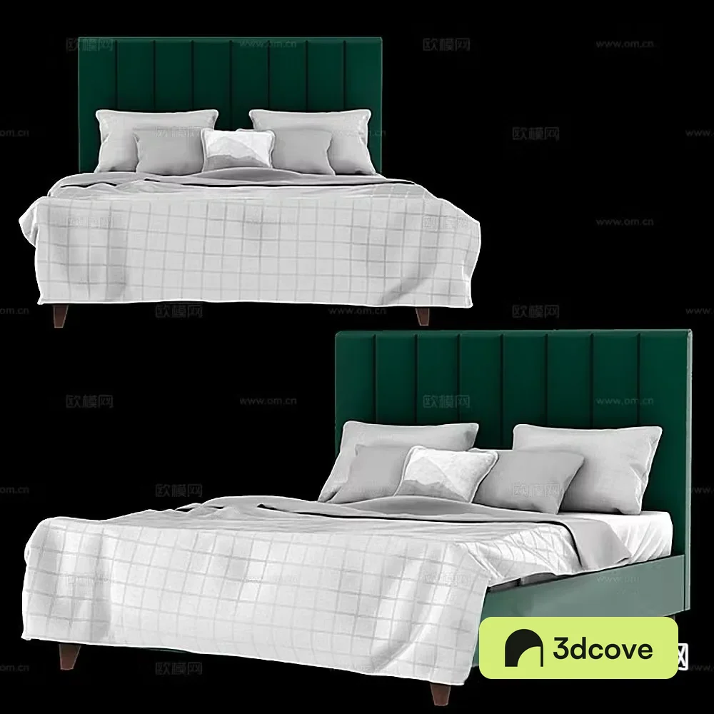 Modern double bed