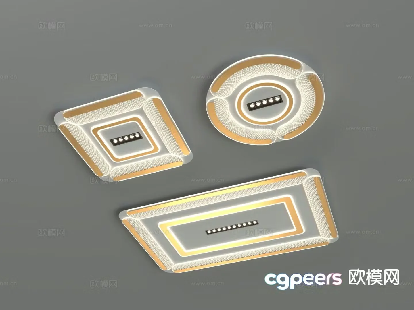 Modern ceiling lamp 3d model